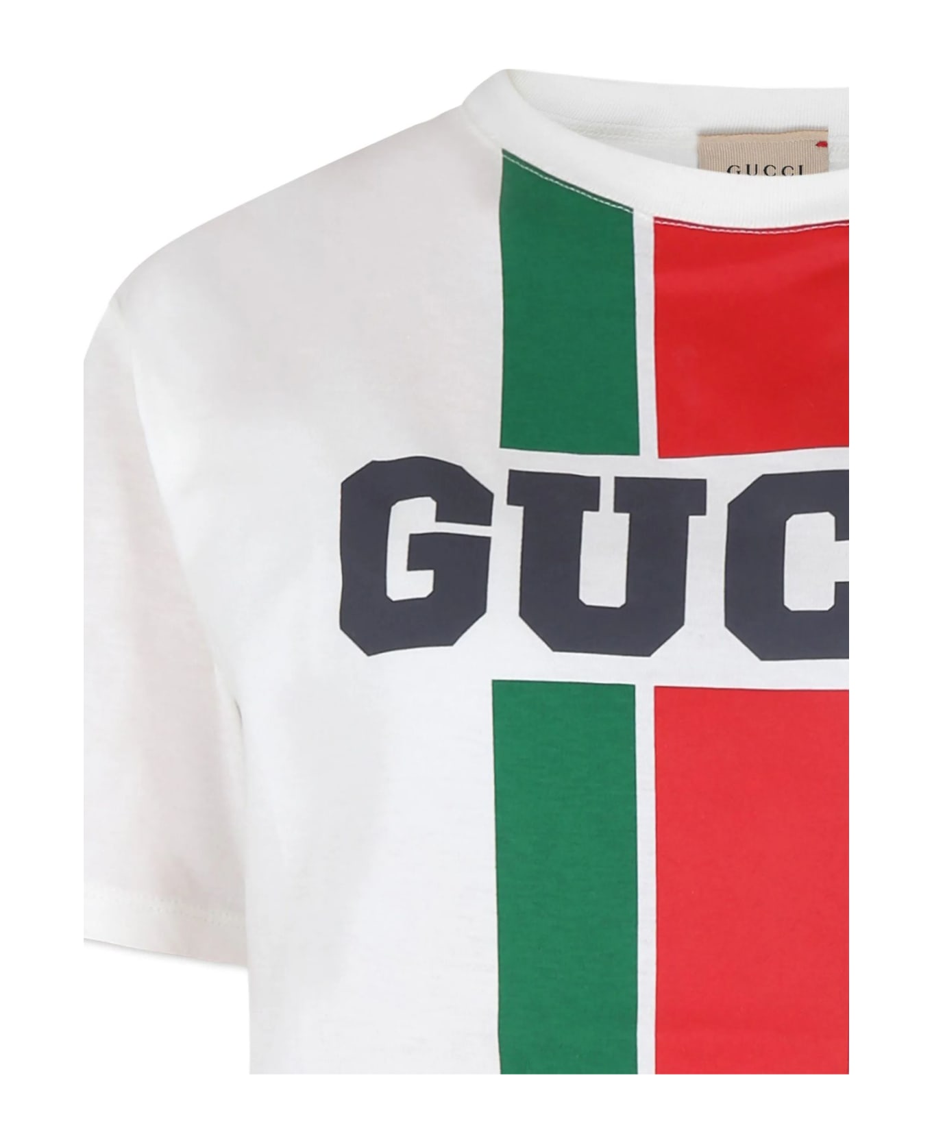 Gucci Kids T-shirts And Polos White - White Tシャツ＆ポロシャツ