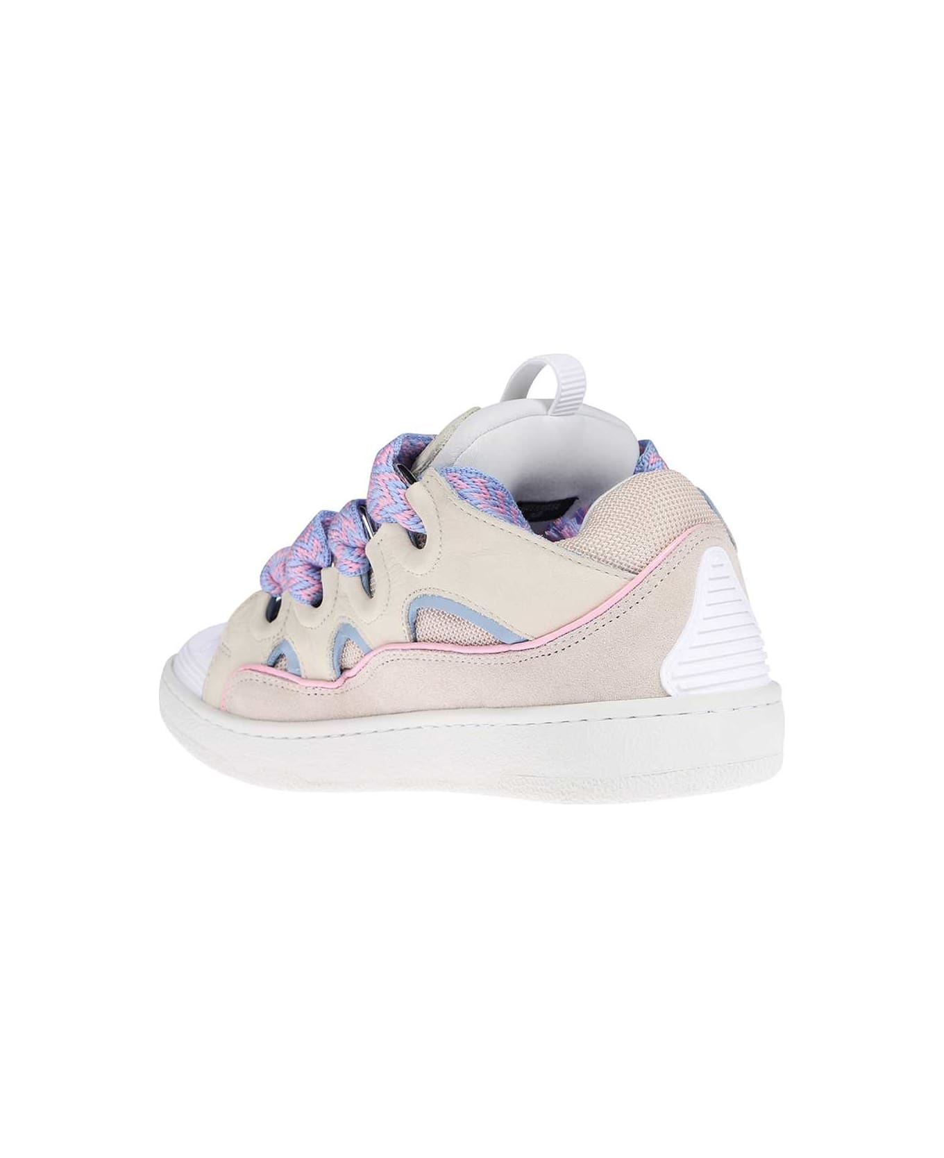 Lanvin Leather Sneakers - Ivory