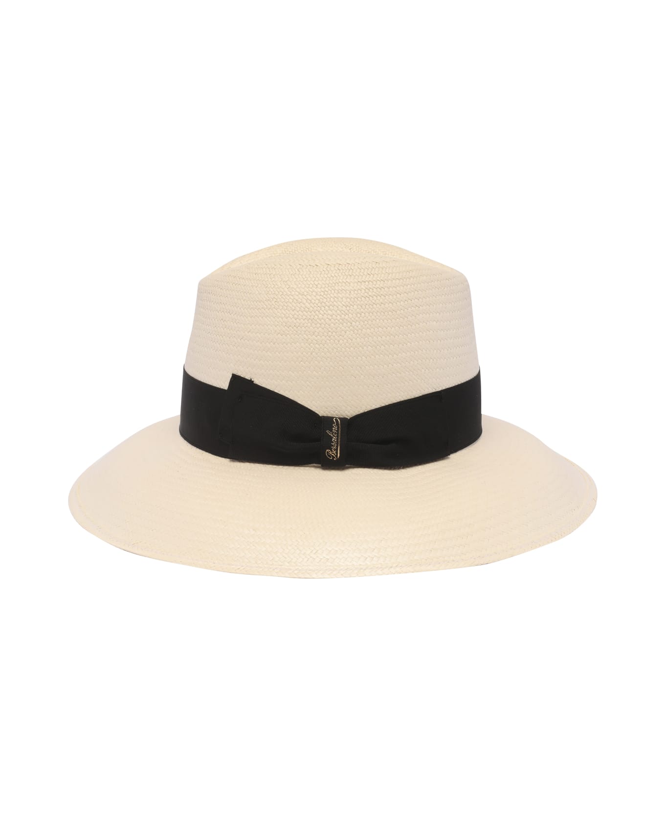 Borsalino Claudette Panama Hat - Black 帽子
