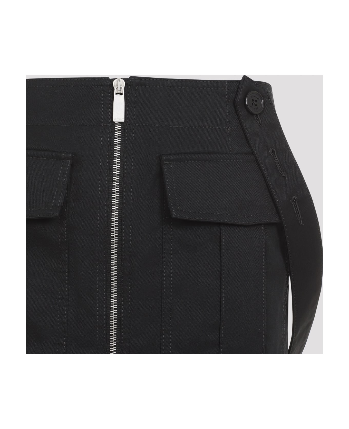 Off-White Straps Cargo Mini Skirt - Black