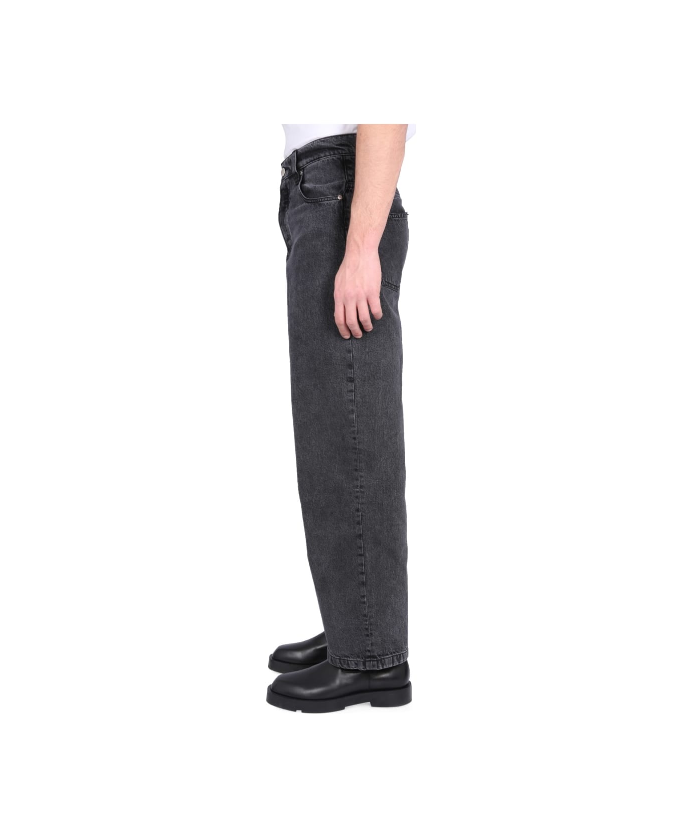 Études Jeans In Denim - BLACK
