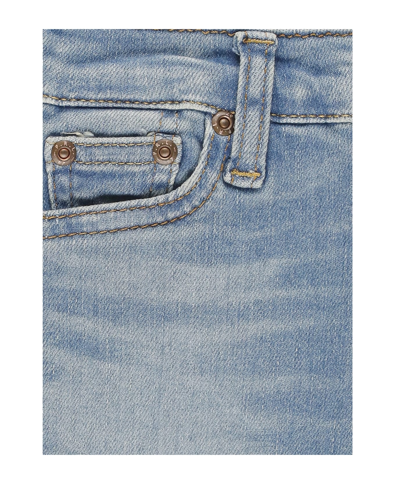 Ralph Lauren Cotton Jeans - Blue ボトムス