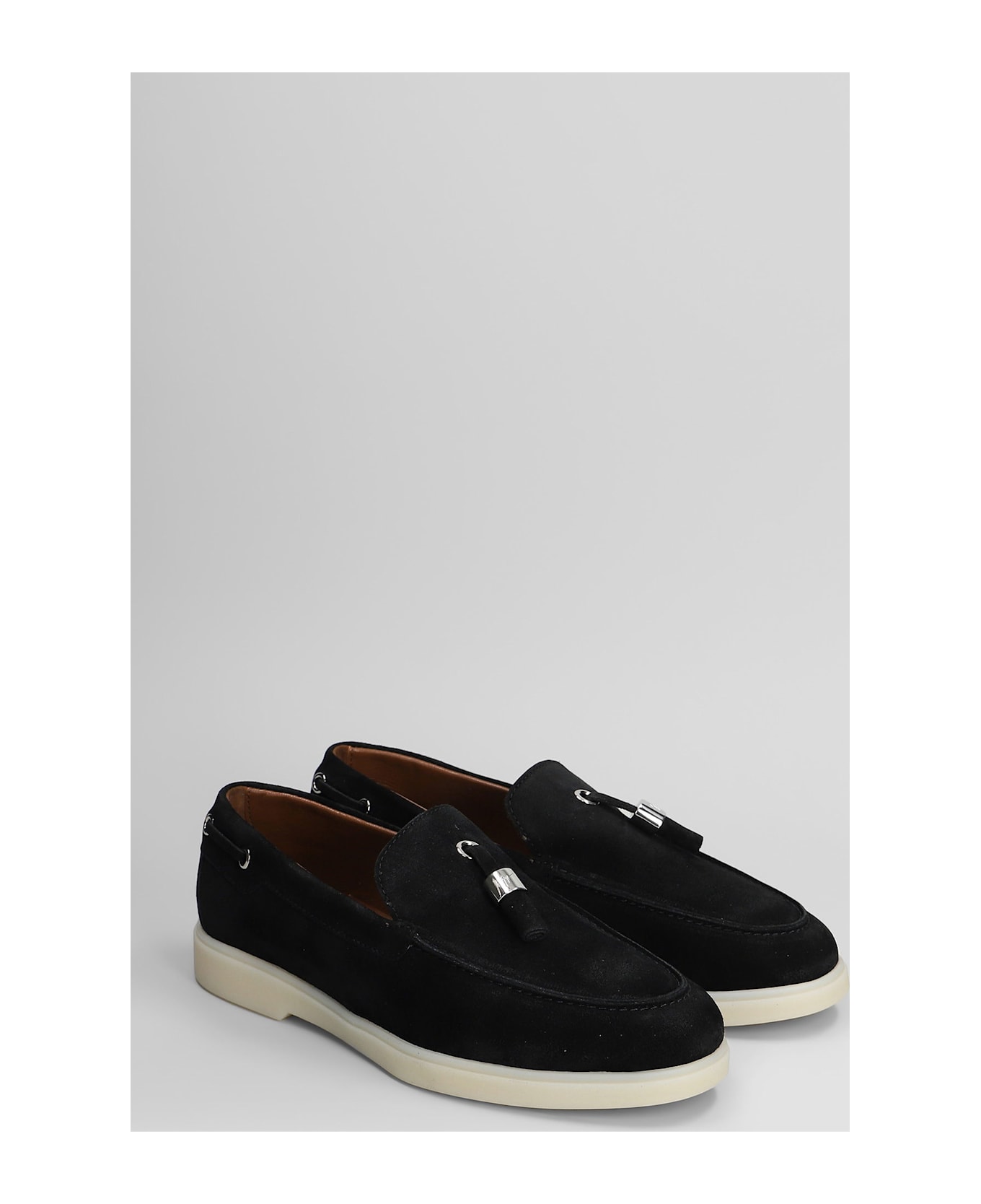 Giuseppe Zanotti The Maui Loafers In Black Suede - black