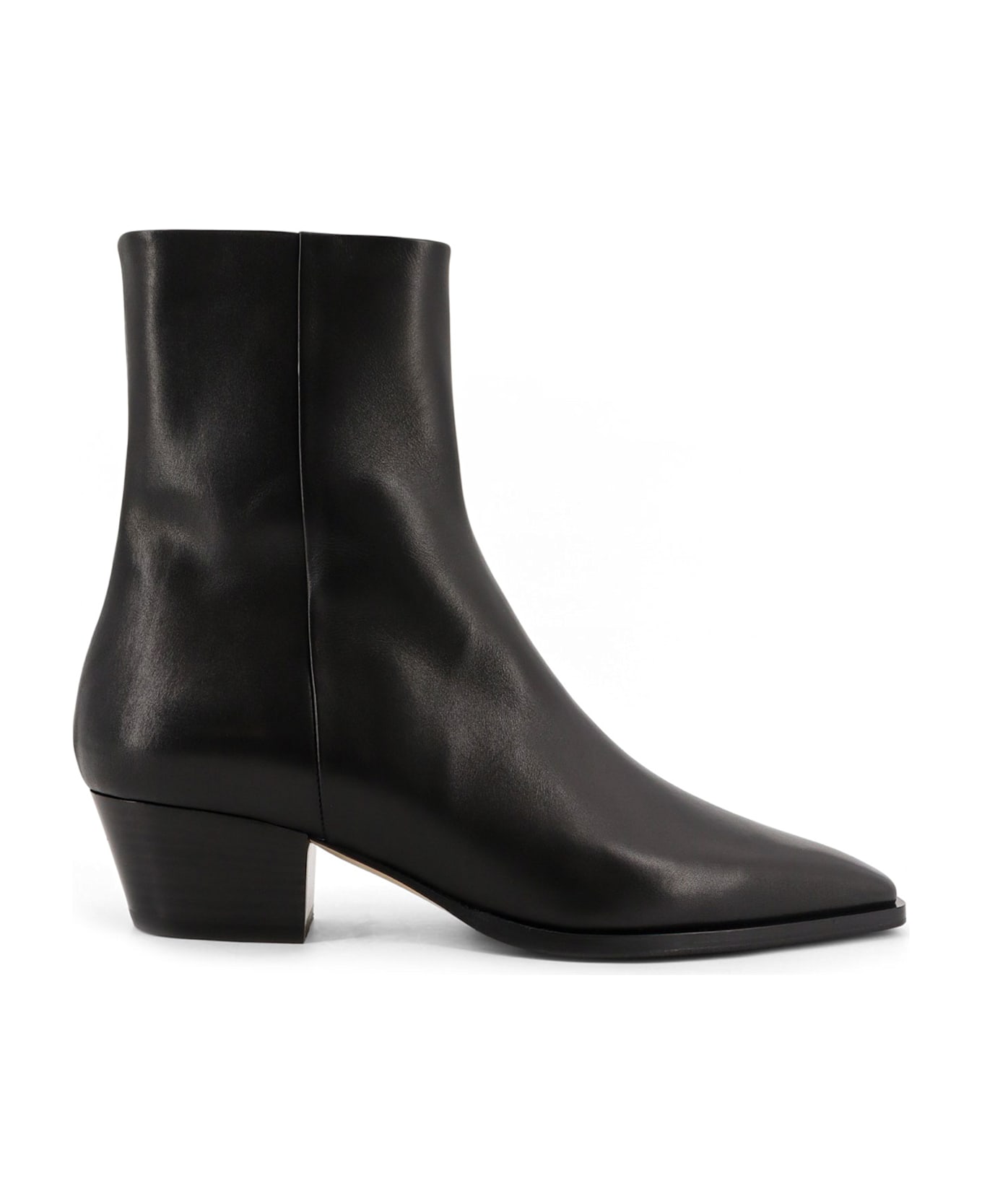 aeyde Baba Leather Boots - Black