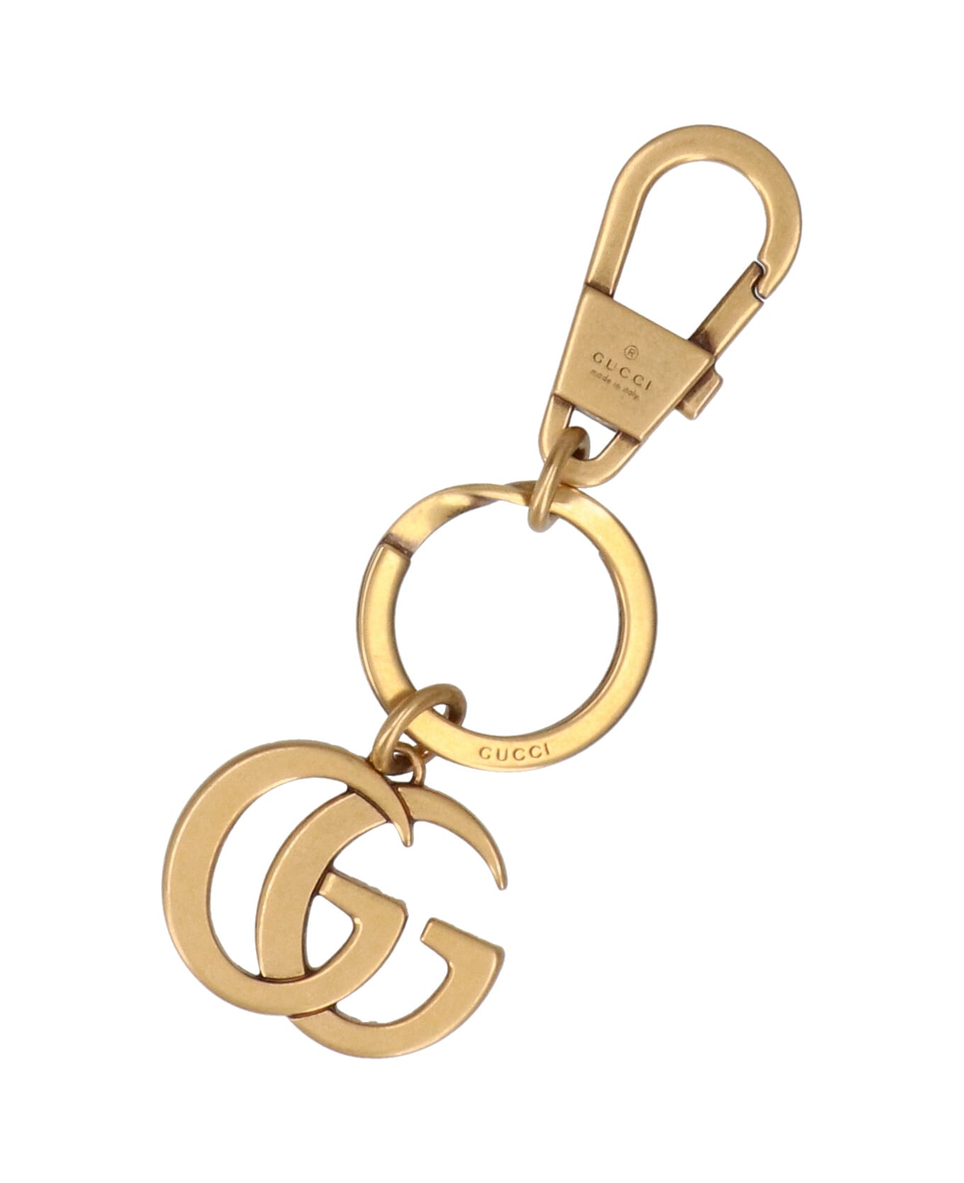 Gucci Double Keyring 
g
 - Gold