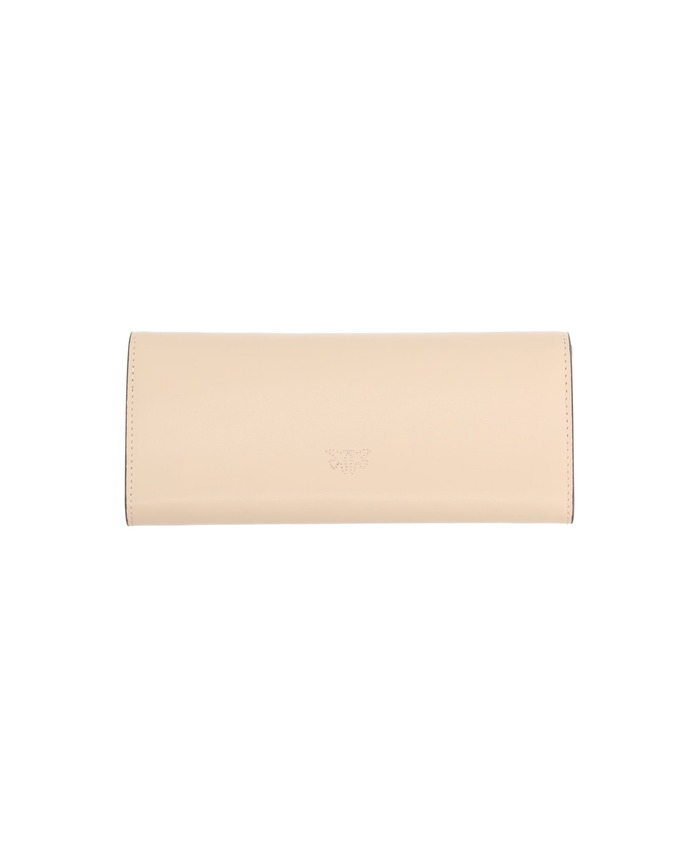 Pinko Wallet With Shoulder Strap - BEIGE