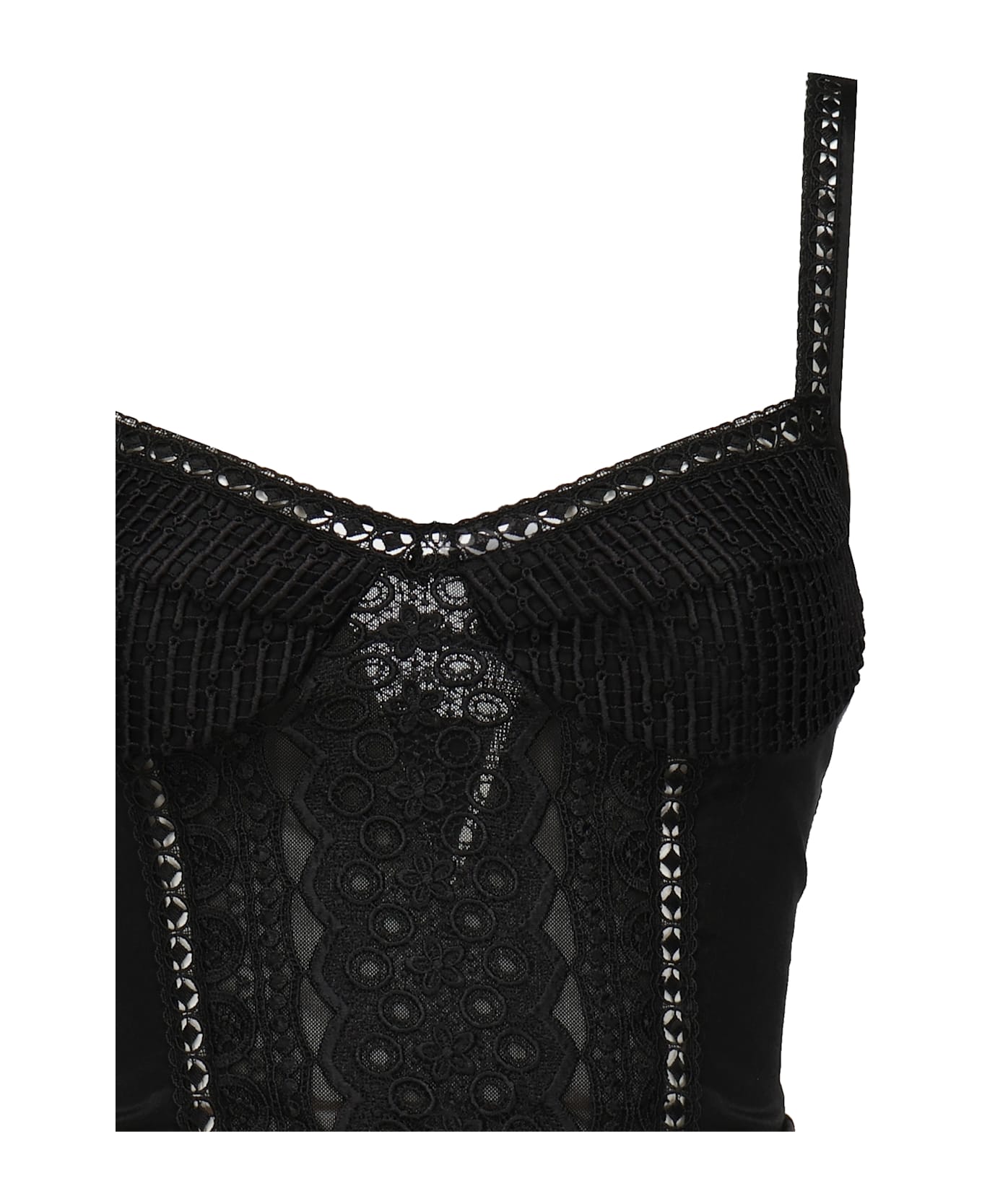 Charo Ruiz Sannie Bustier Top - Black