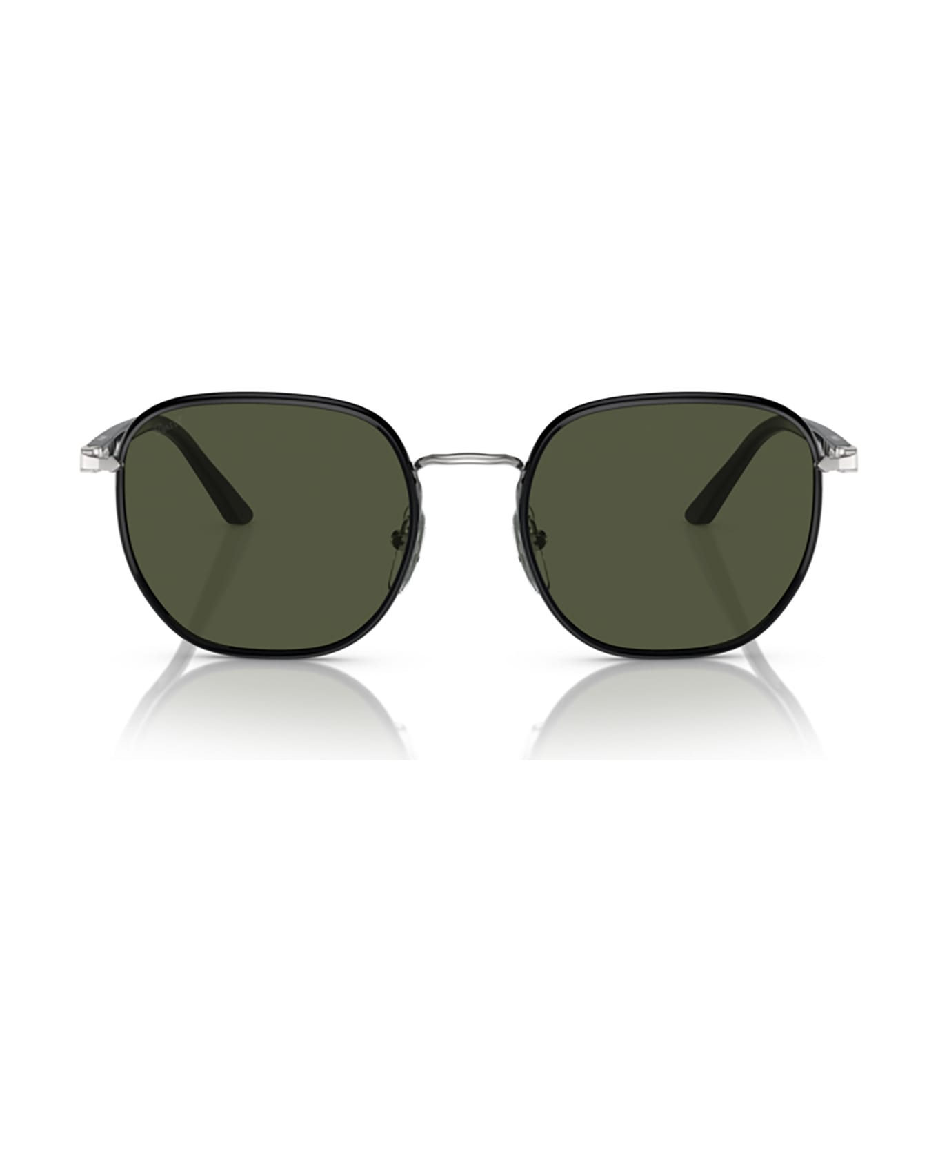 Persol Po1015sj Silver / Black Sunglasses - Silver  /  Black