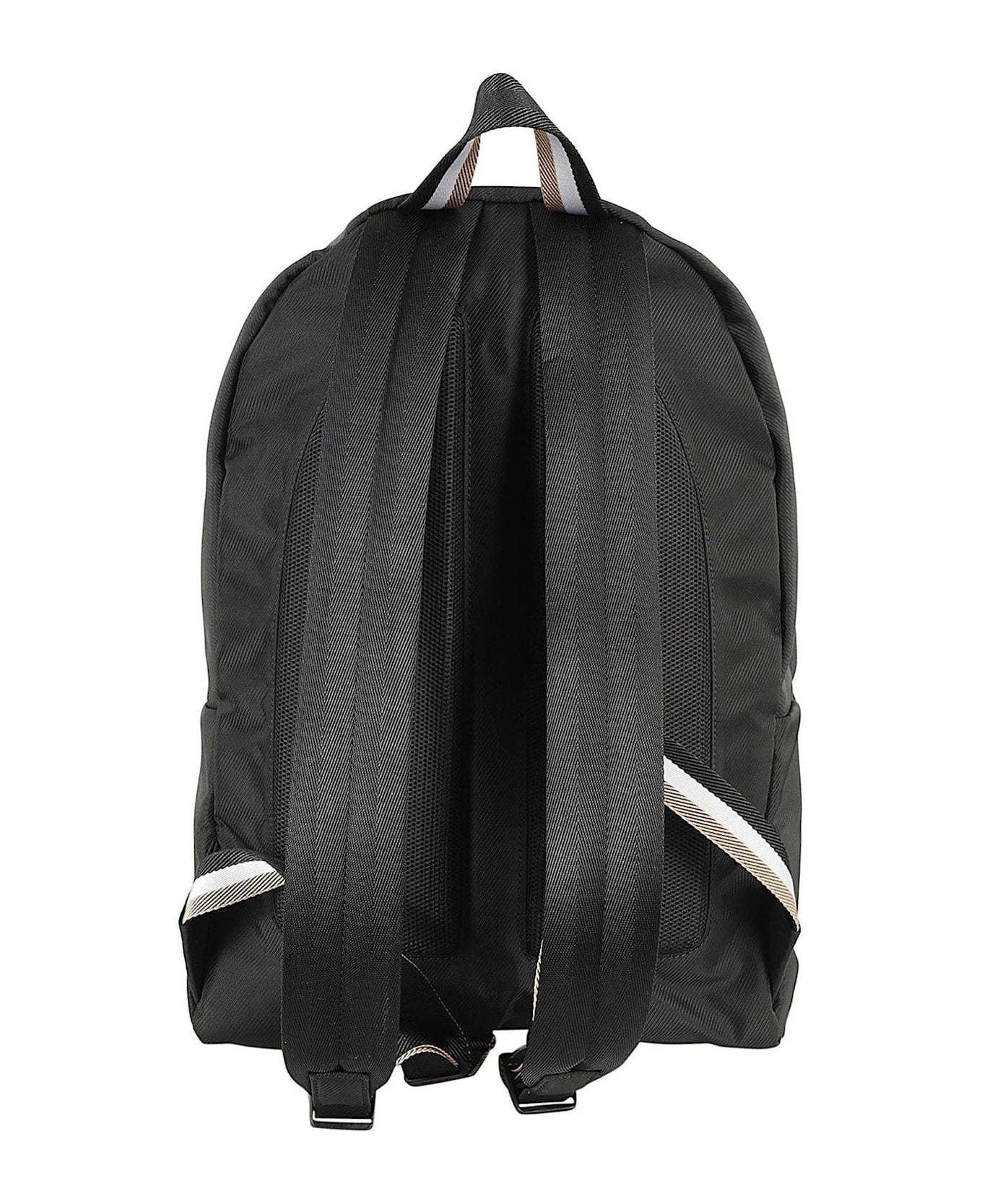 Hugo Boss Contrast Logo Backpack - Black