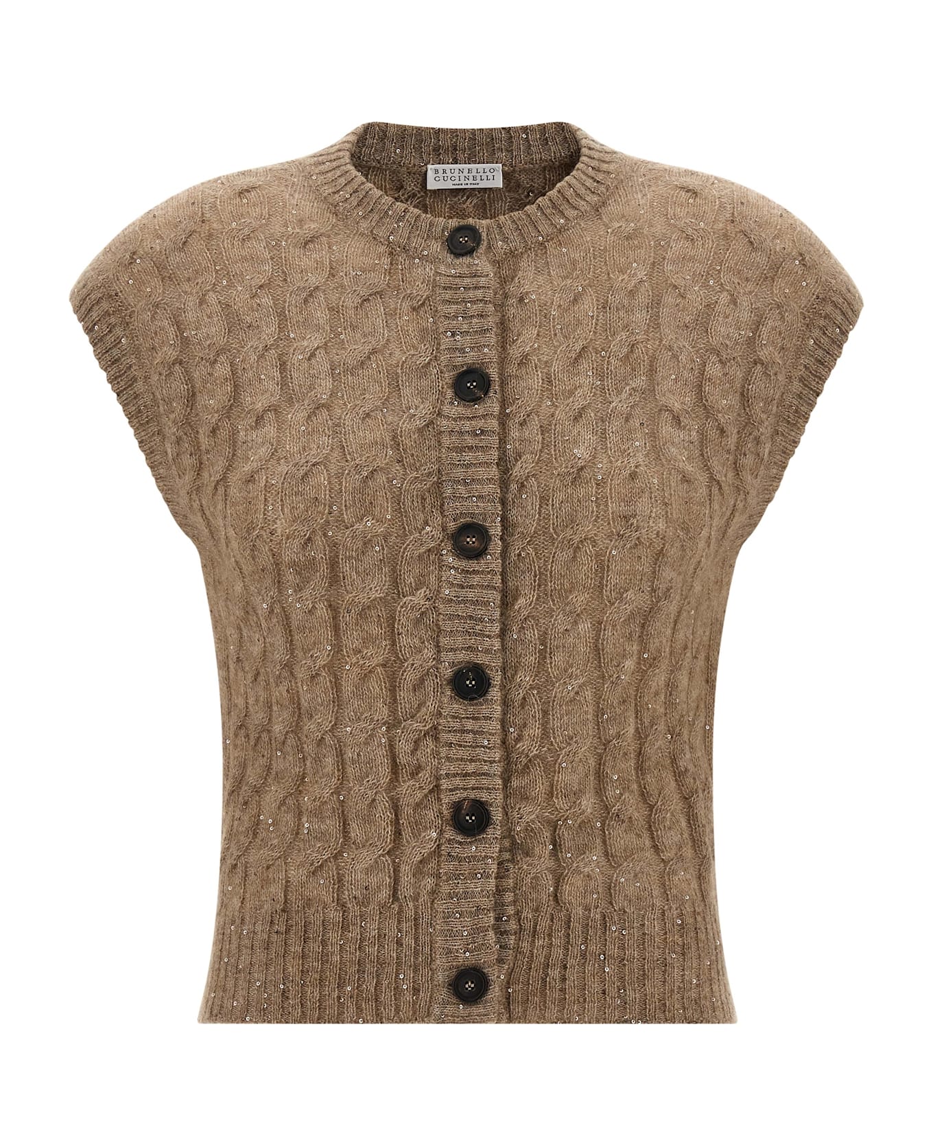 Brunello Cucinelli Knit Vest - Brown