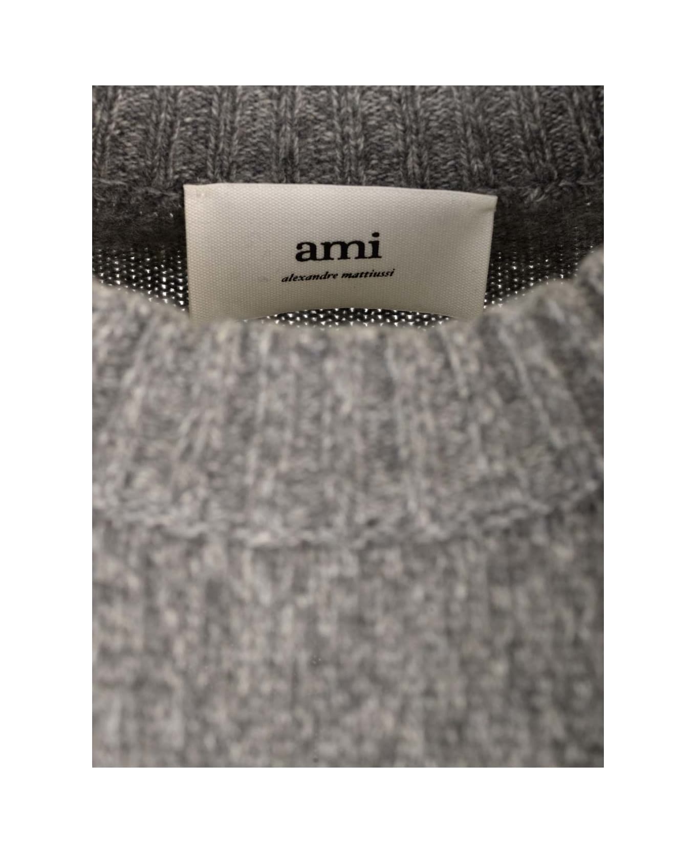 Ami Alexandre Mattiussi Tricotine Sweater - WOOL VISCOSE HEATHER