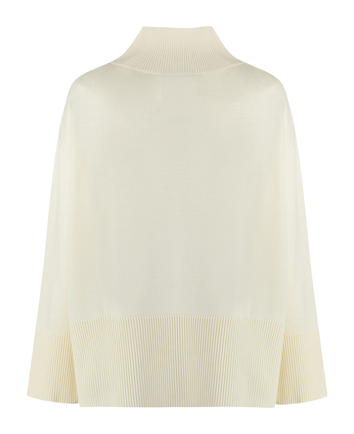 Roberto Collina Wool Turtleneck Sweater - Ivory