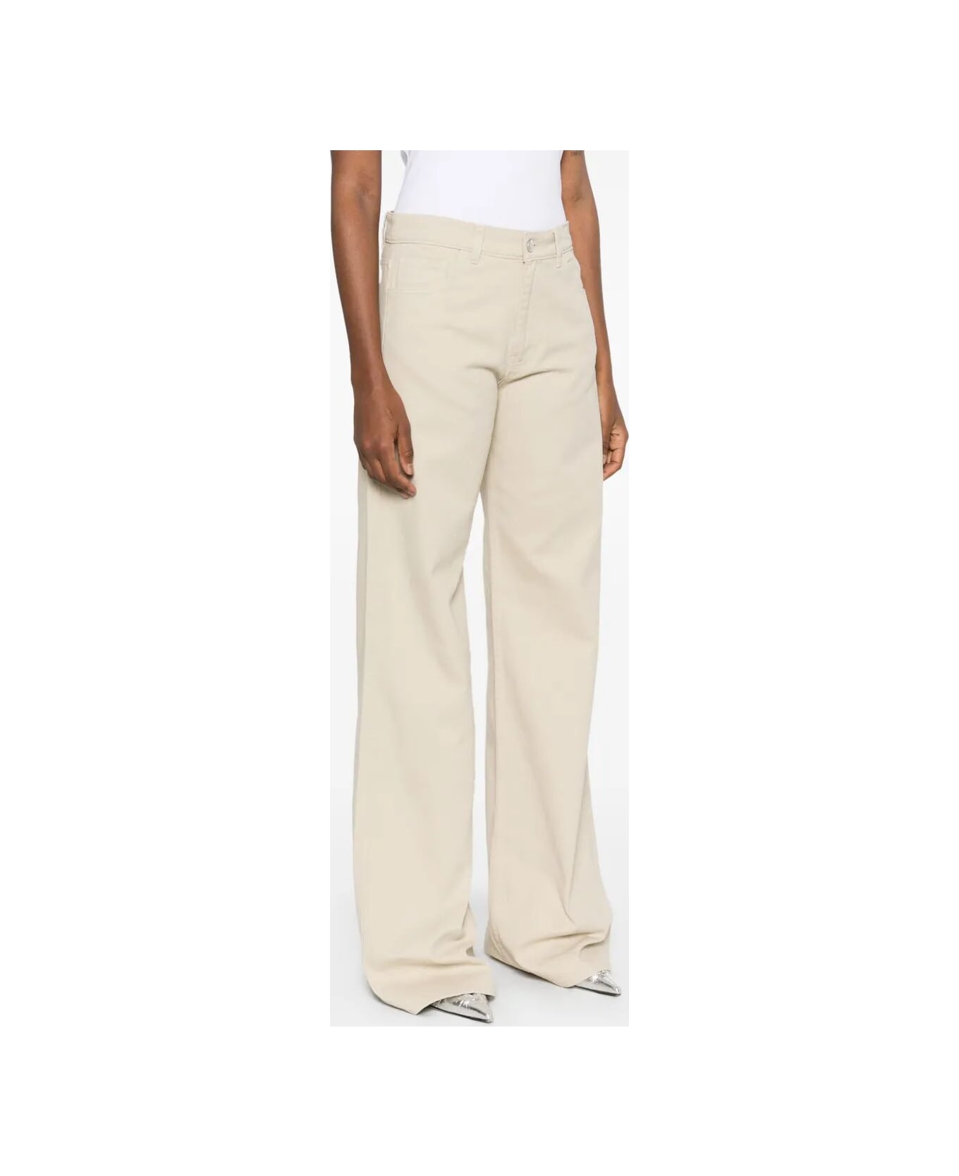 Coperni Wide-leg Jeans - Beige
