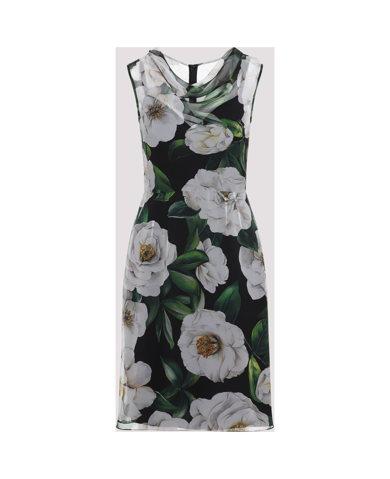 Dolce 
Gabbana Silk Mini Dress - Jb Gardenia Nero