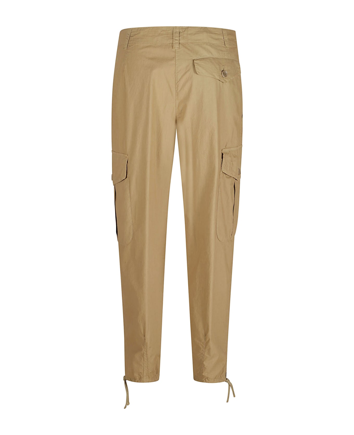 Aspesi Cargo Buttoned Trousers - Beige