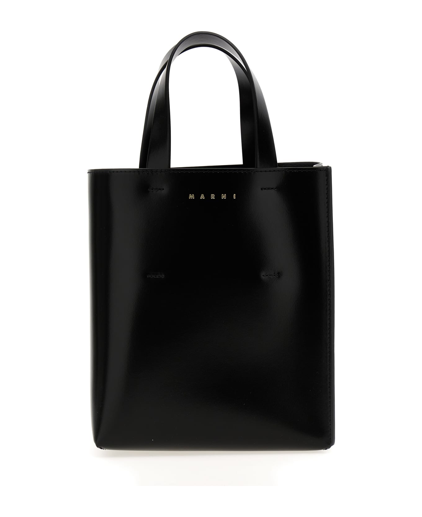 Marni 'museo' Mini Handbag - Black   トートバッグ