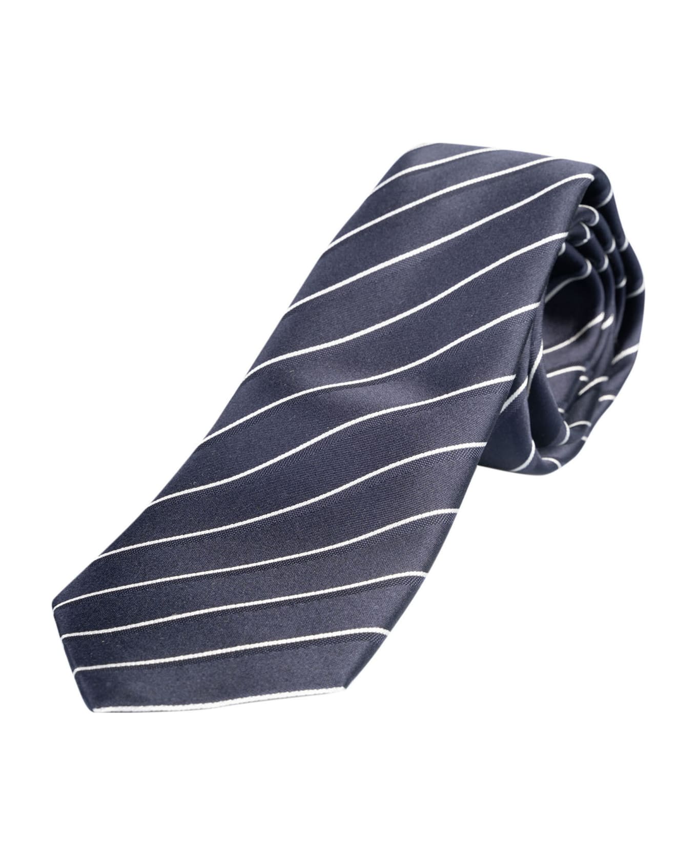 Giorgio Armani Striped Neck Tie - C