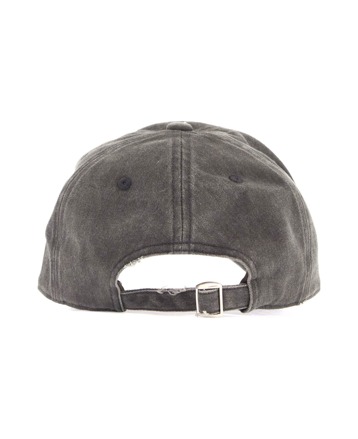 Golden Goose Journey Baseball Hat Cotton Twill Vce Patch - Dark Kalamata