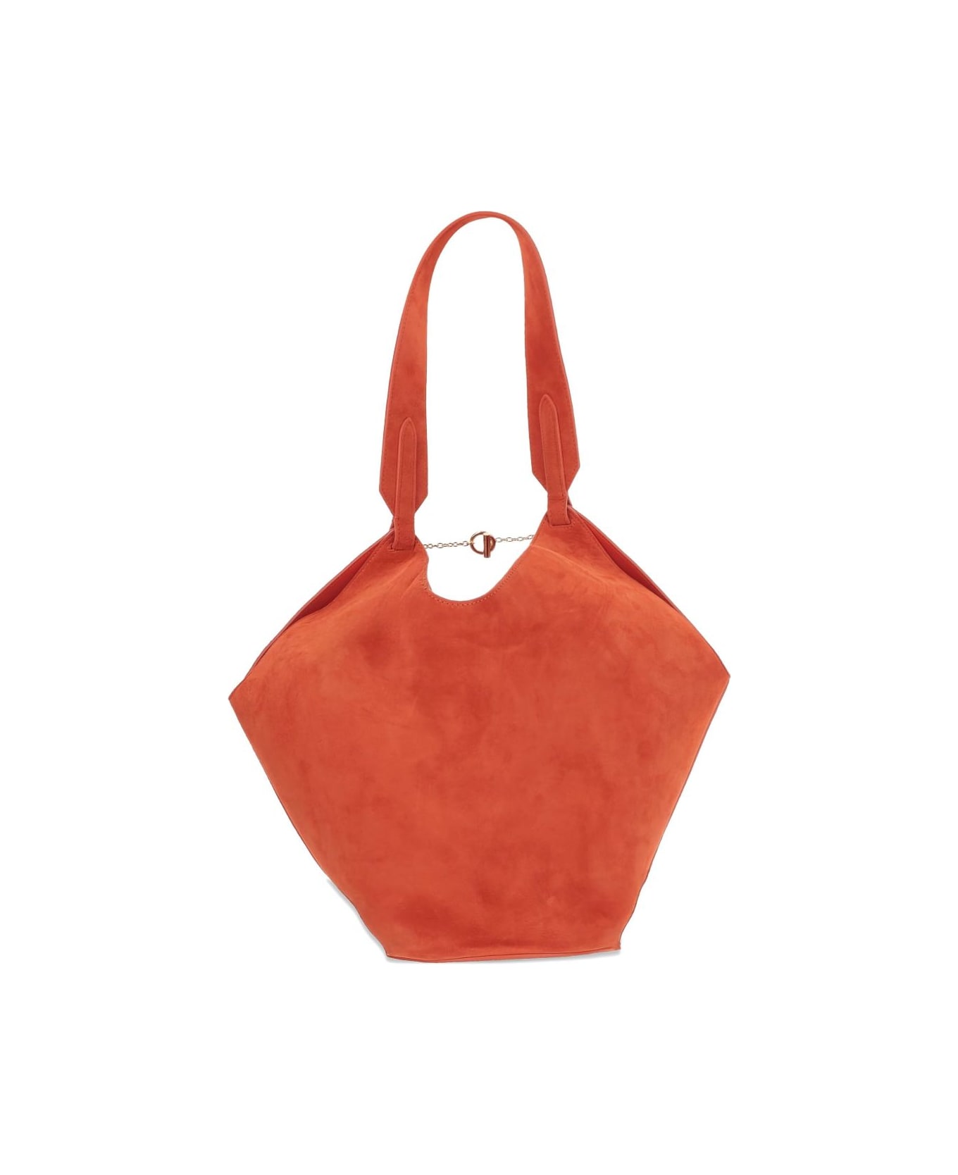 Khaite Lotus Smallleather Shoulder Bag - Red