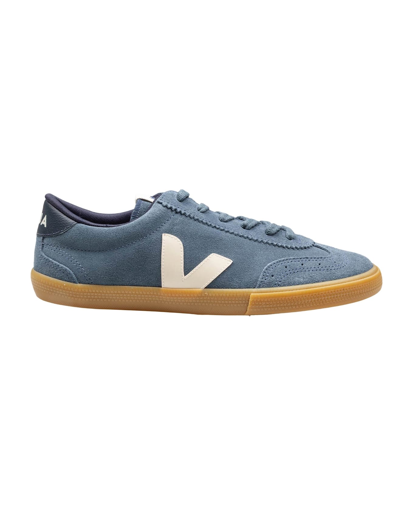 Veja Volley Suede Sneakers Color Light Blue - BLUE