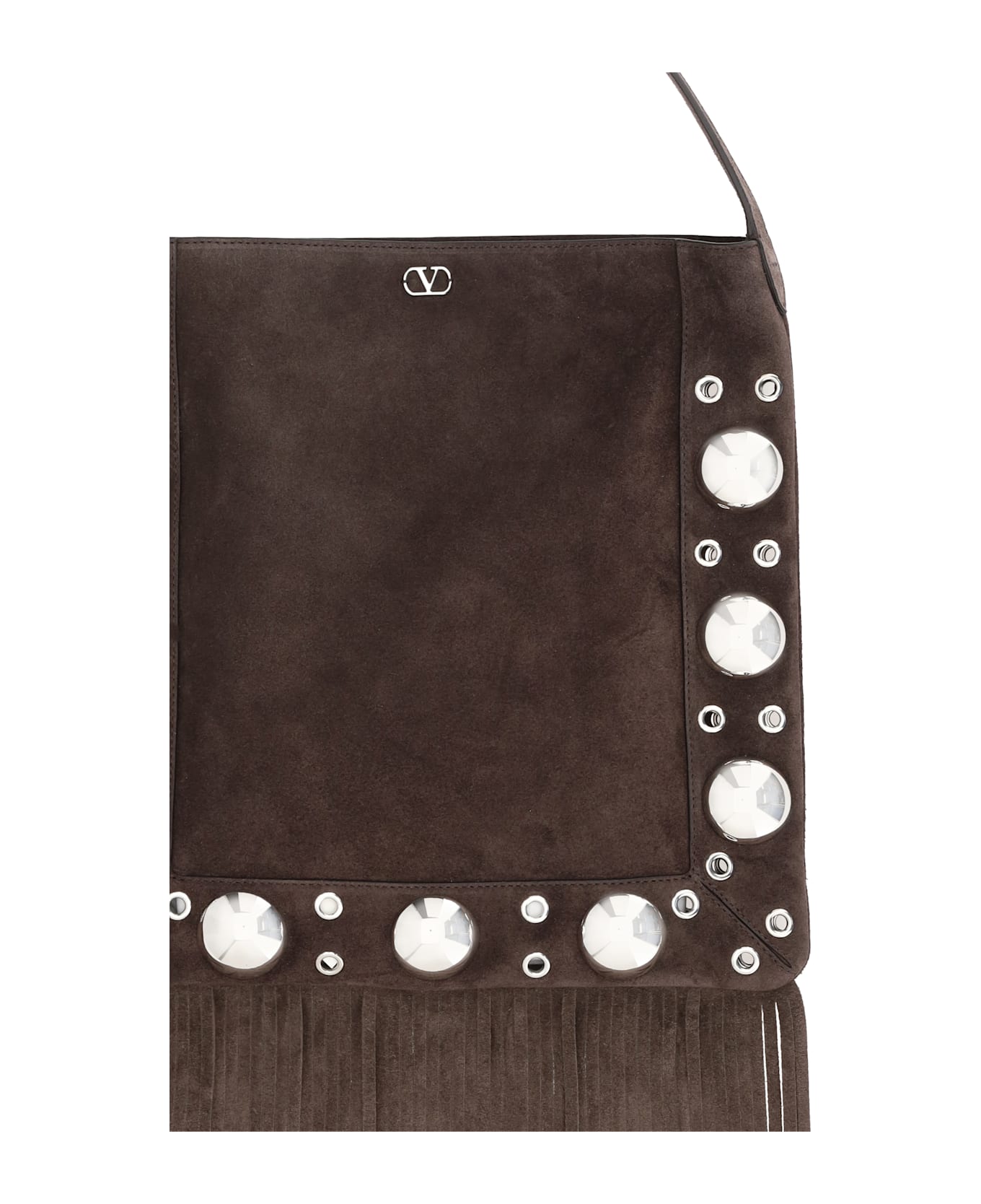 Valentino Garavani Suede Leather Shoulder Bag