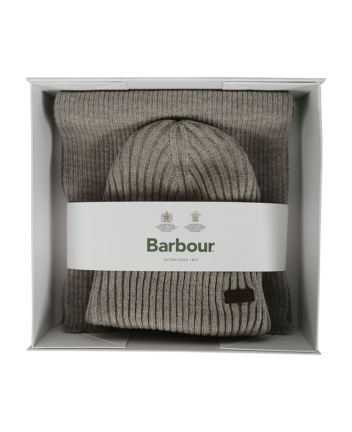 Barbour Crimdon Beanie Scarf - Grey