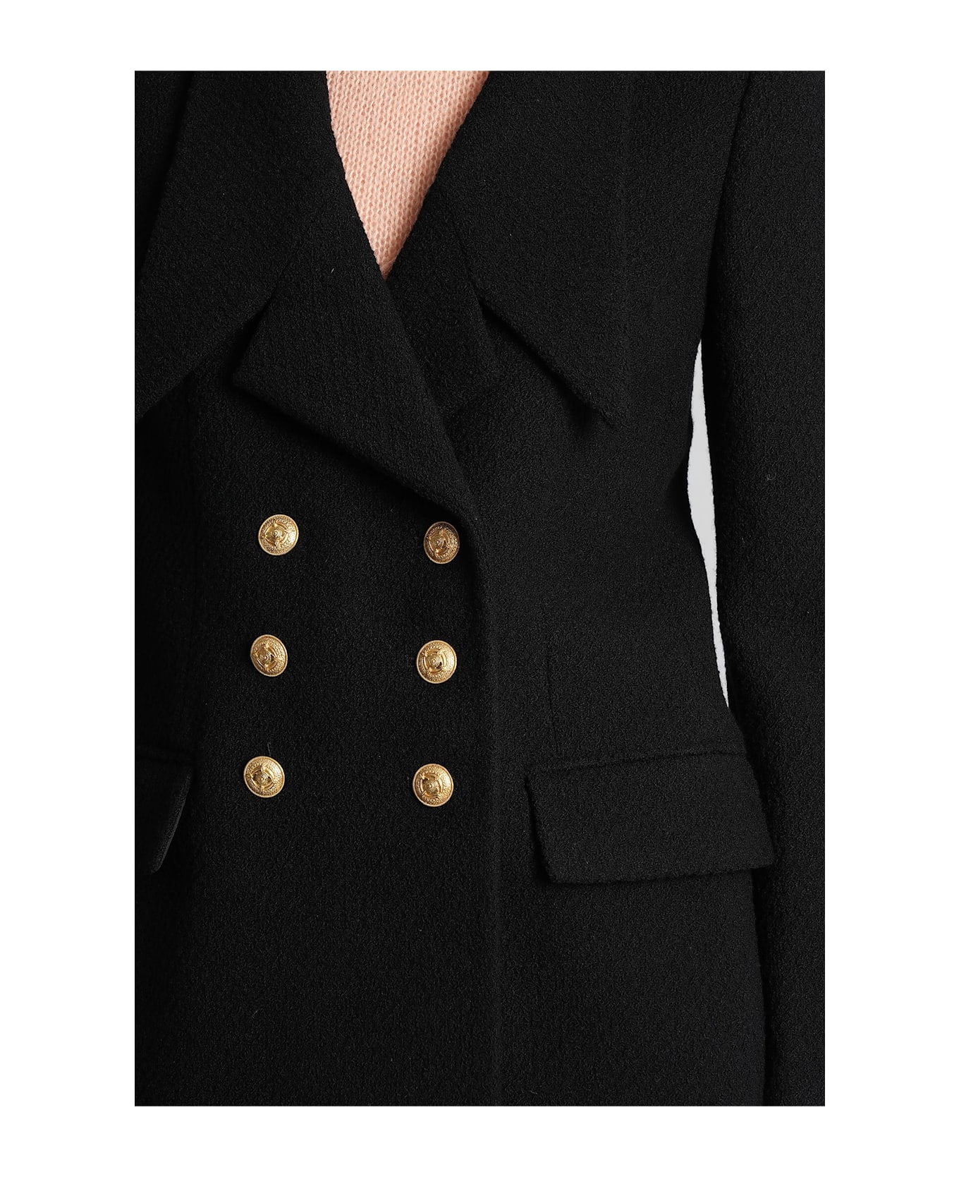 Chloé Blazer In Black Wool - black