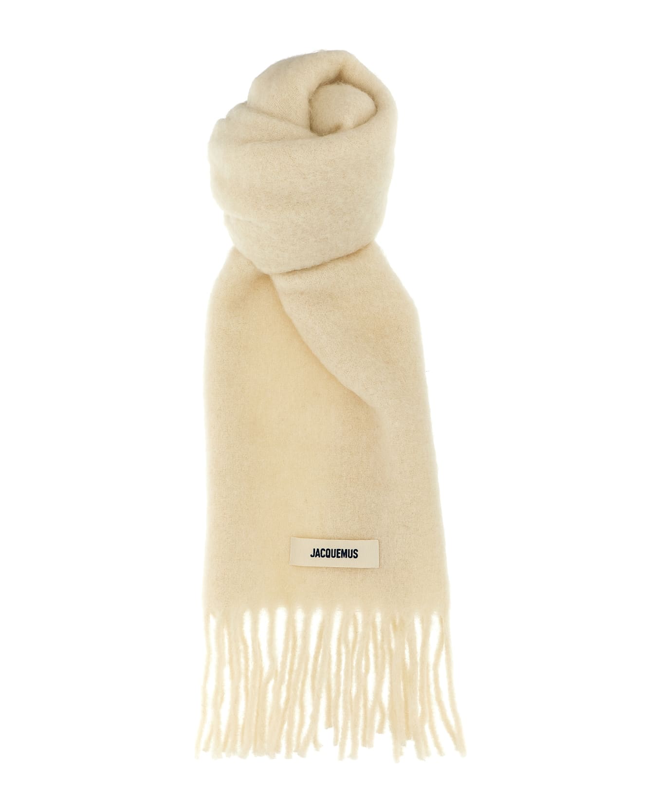 Jacquemus 
l
echarpe Carro
 Scarf - White