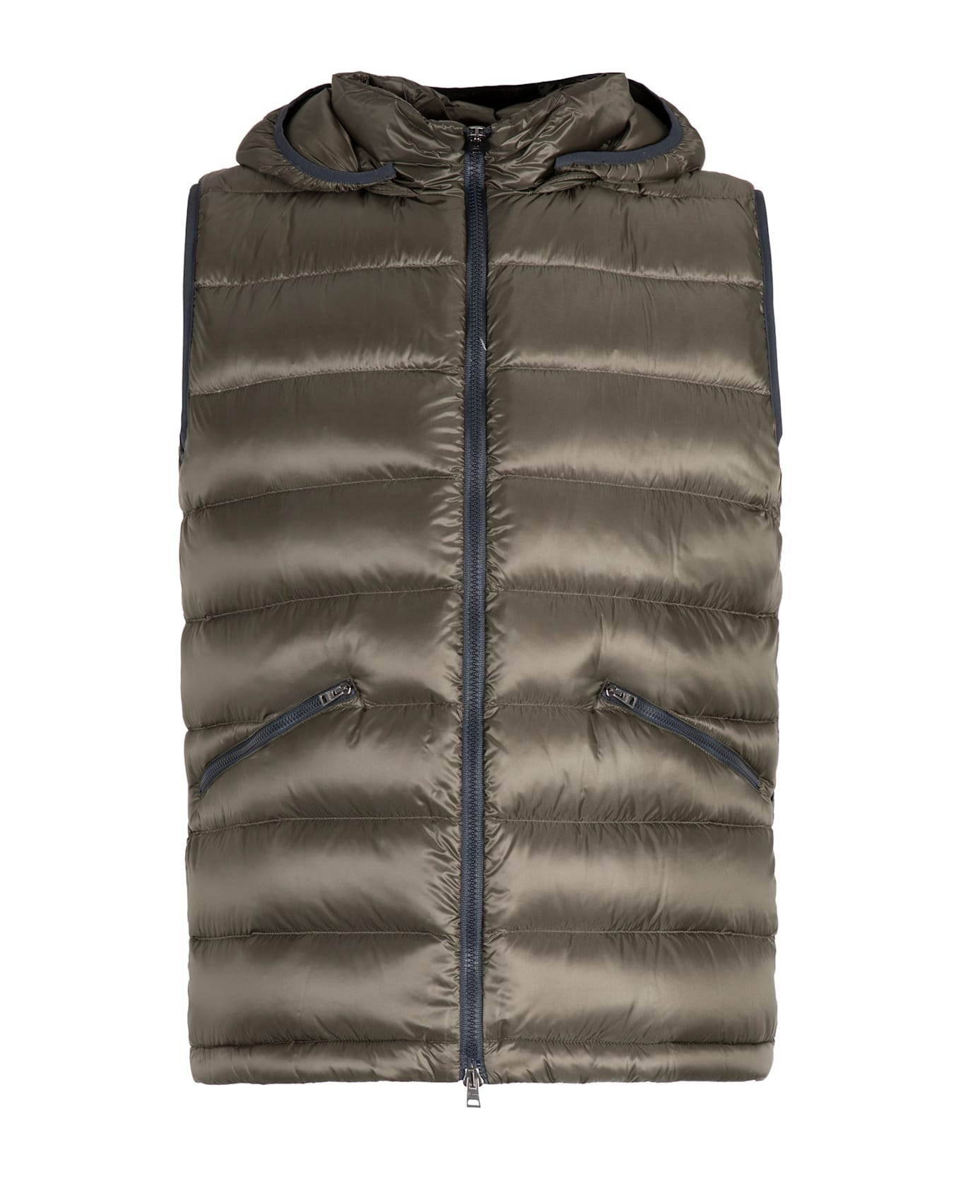 Herno Hooded Bodywarmer - green