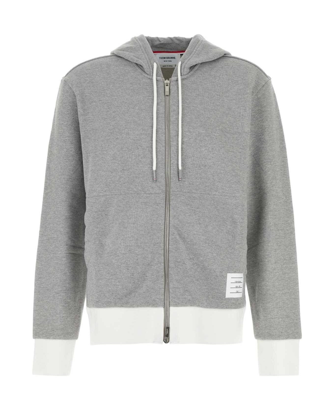 Thom Browne Grey Cotton Sweatshirt - LTGREY ニットウェア