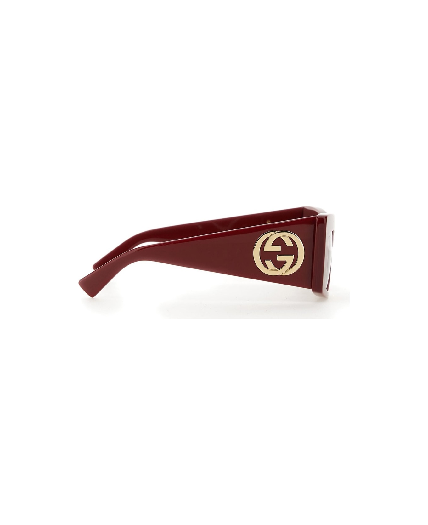 Gucci Square Sunglasses - RED