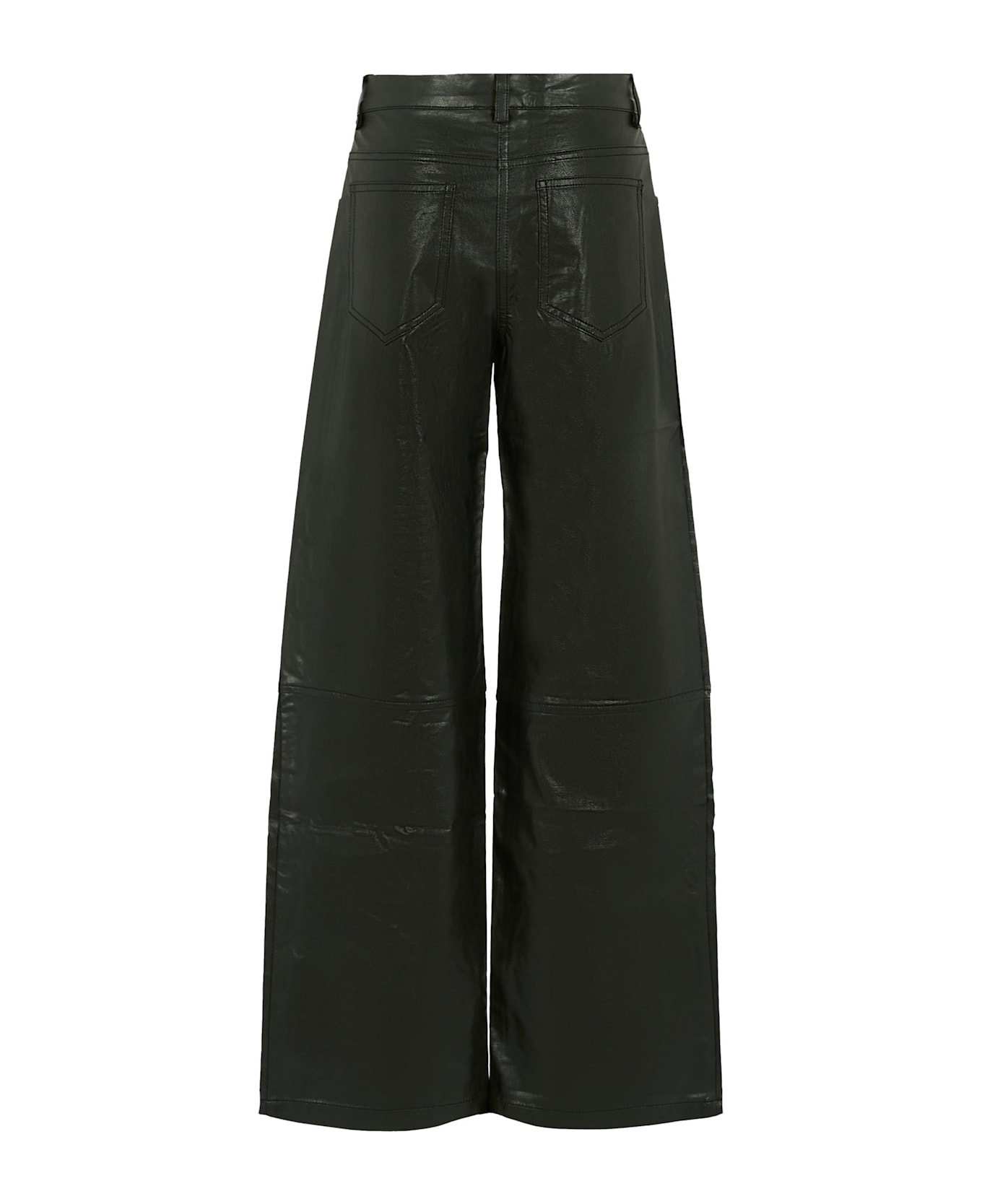 Pinko Black Trousers For Girl - Black