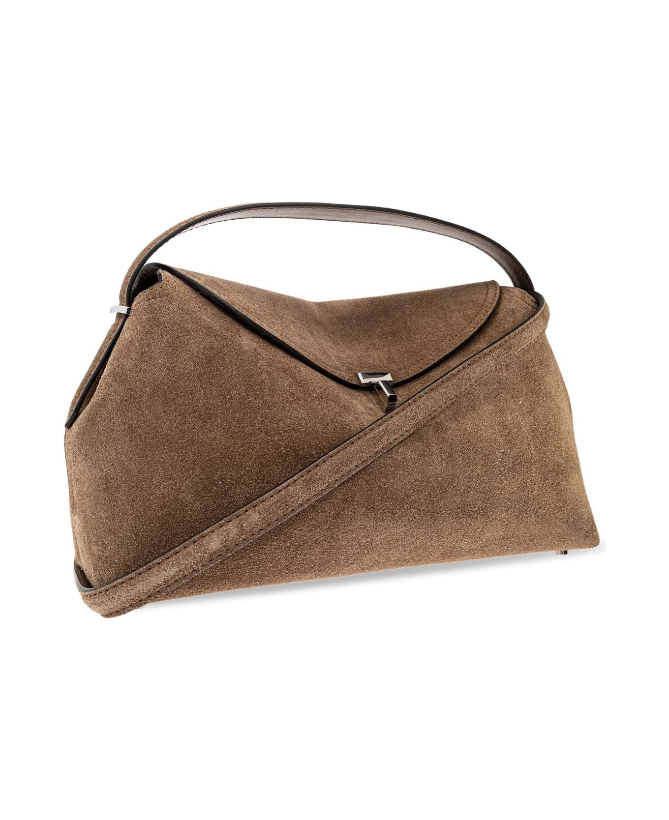 Totême Toteme Leather Bag T-lock - TOBACCO