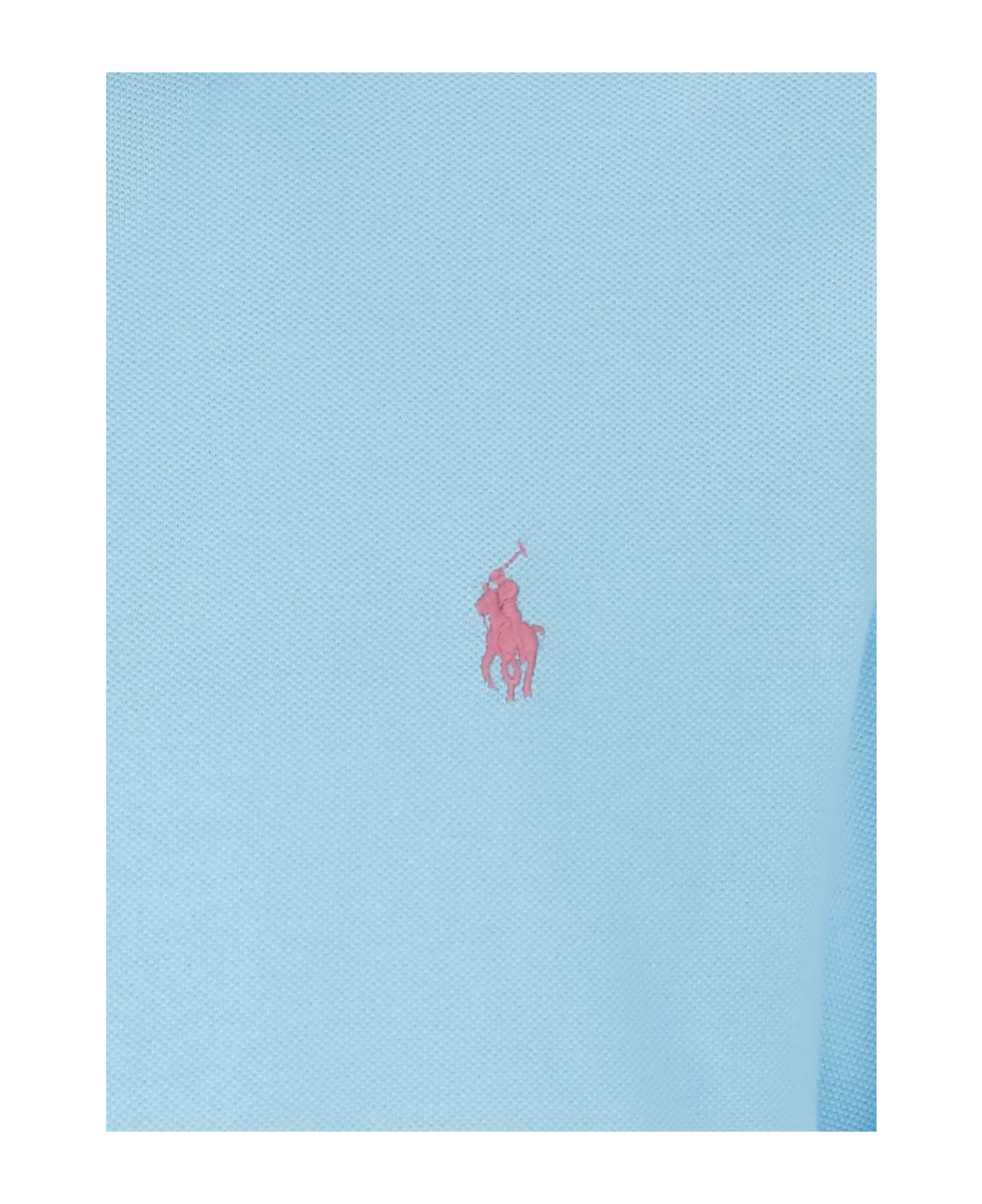 Ralph Lauren Polo Shirt With Pony - Light Blue