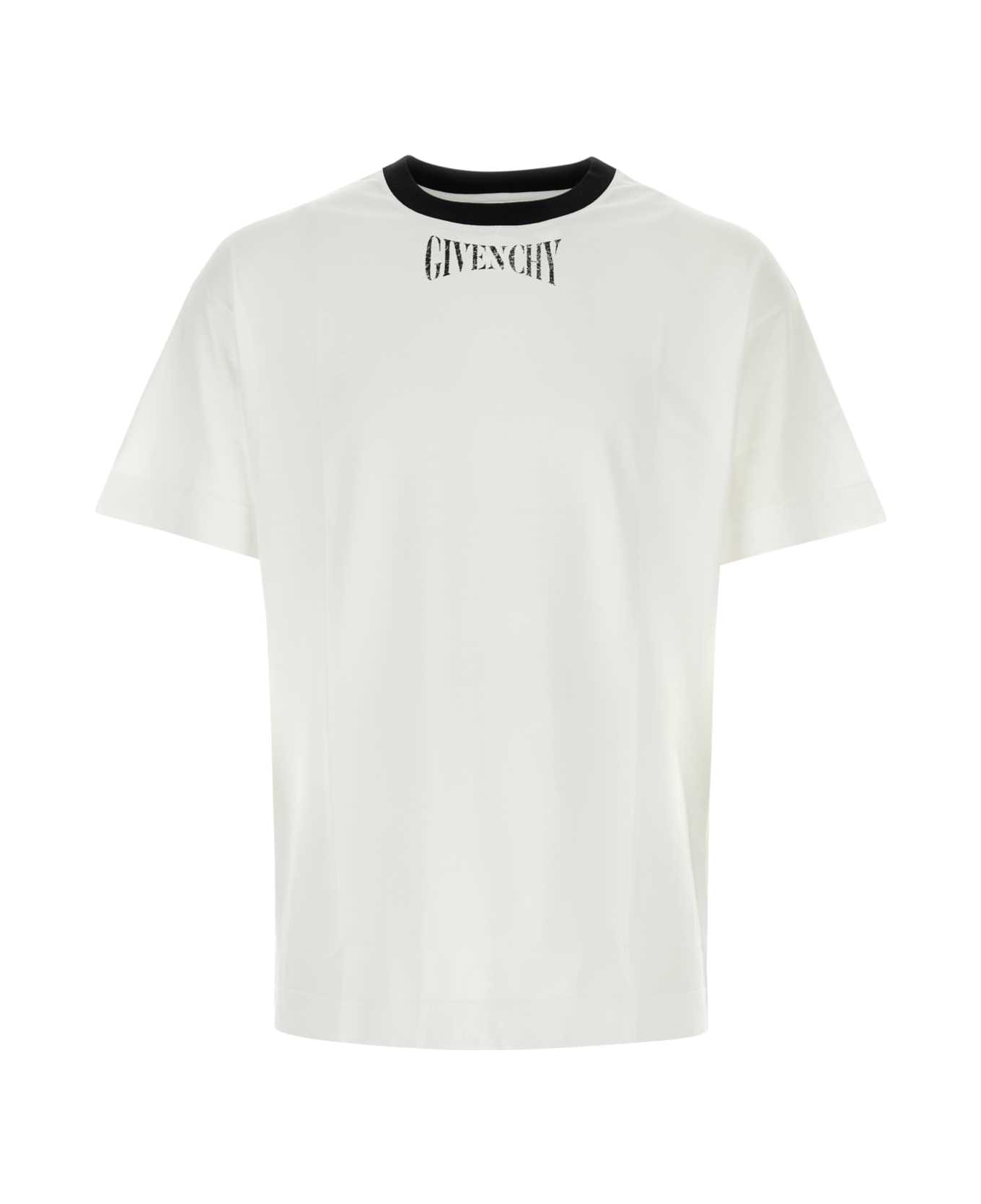 Givenchy White Cotton T-shirt - White シャツ