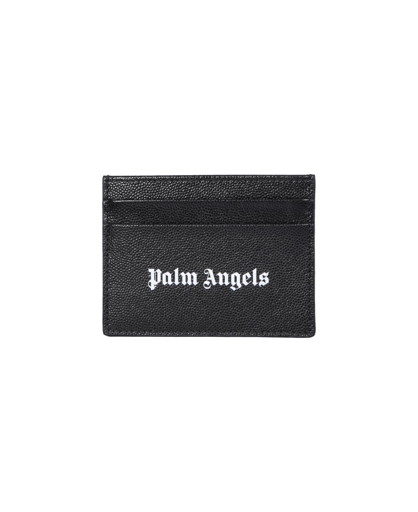 Palm Angels Logo Black Cardholder - Black 財布