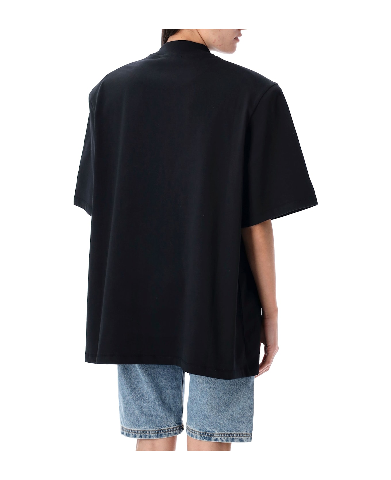 The Attico Kylie T-shirt - BLACK