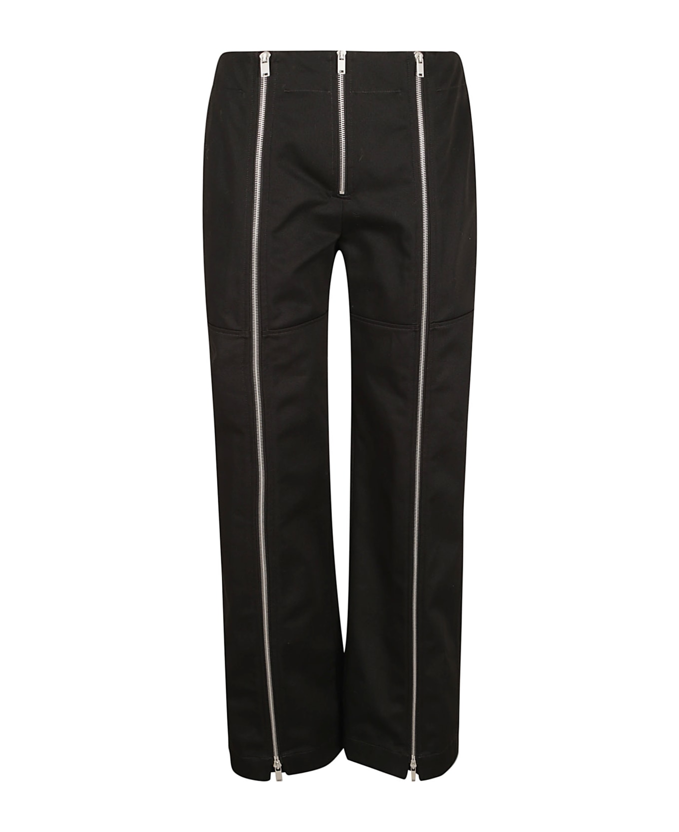 Jil Sander Multi Zip Trousers - Black