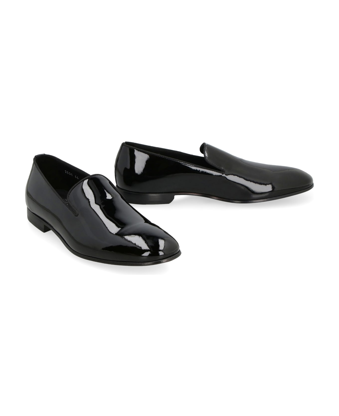 Doucal's Patent Leather Loafer - black