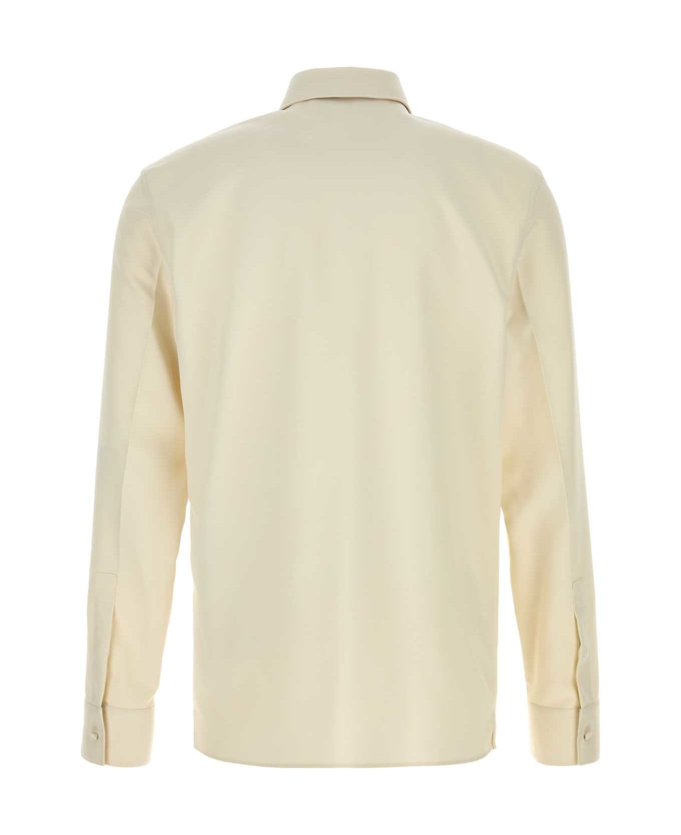 Gucci Ivory Tech Panama Shirt - SKY