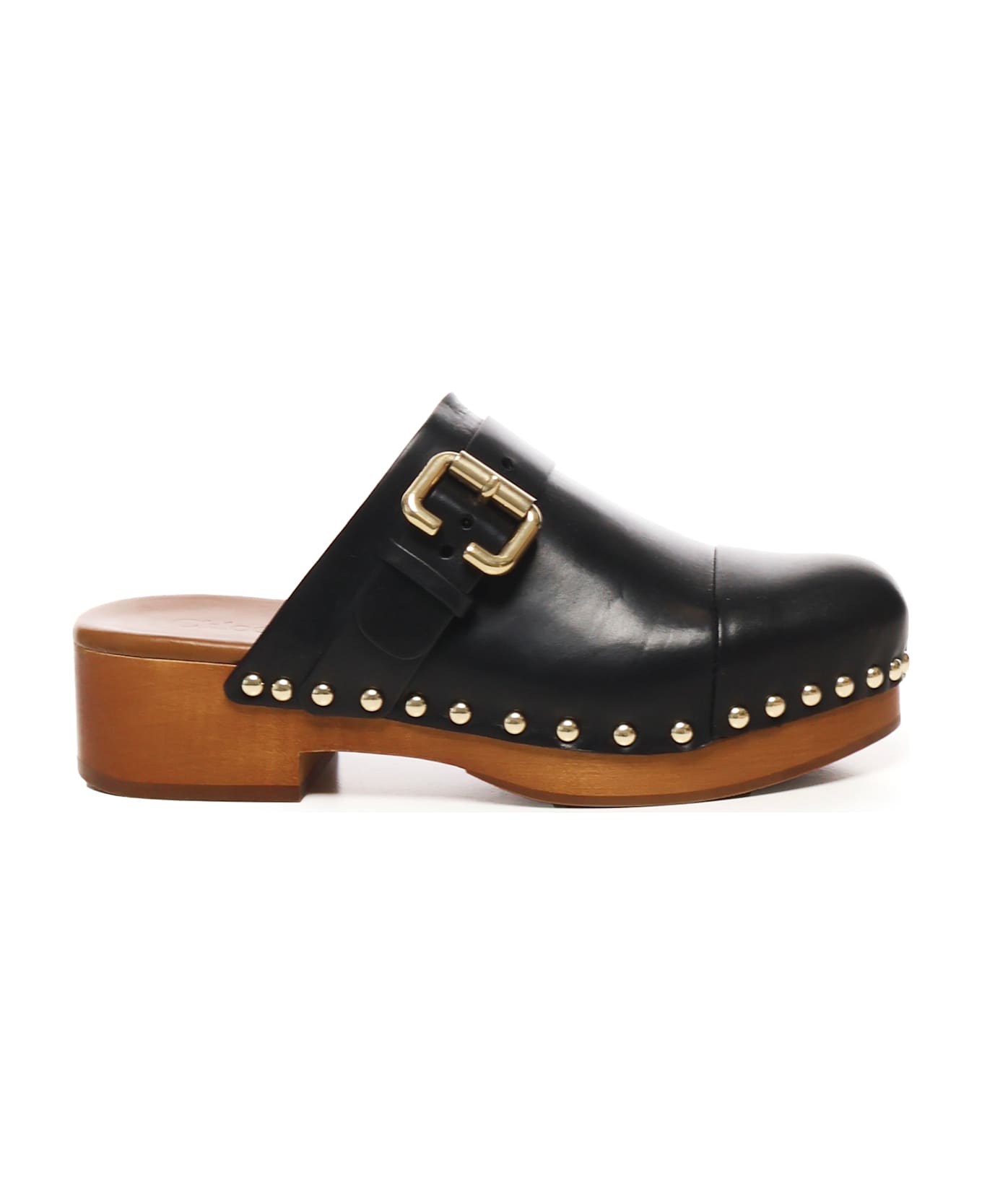 Chloé Jeannette Mules - Black