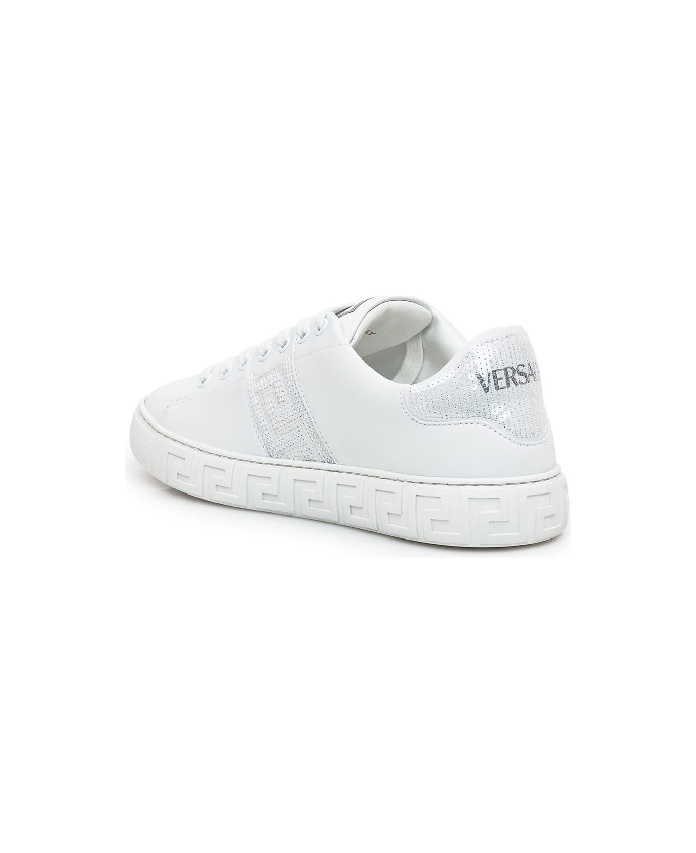 Versace Greca Sneaker - WHITE