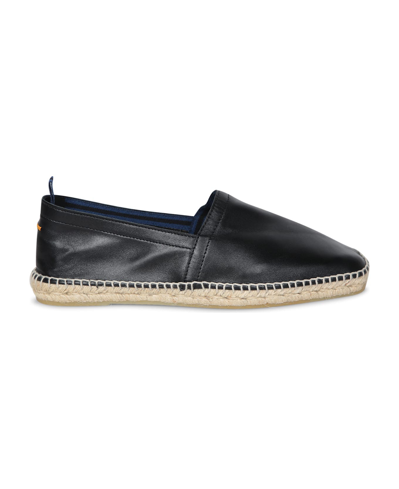 Castañer Black Leather Espadrilles - Black その他各種シューズ