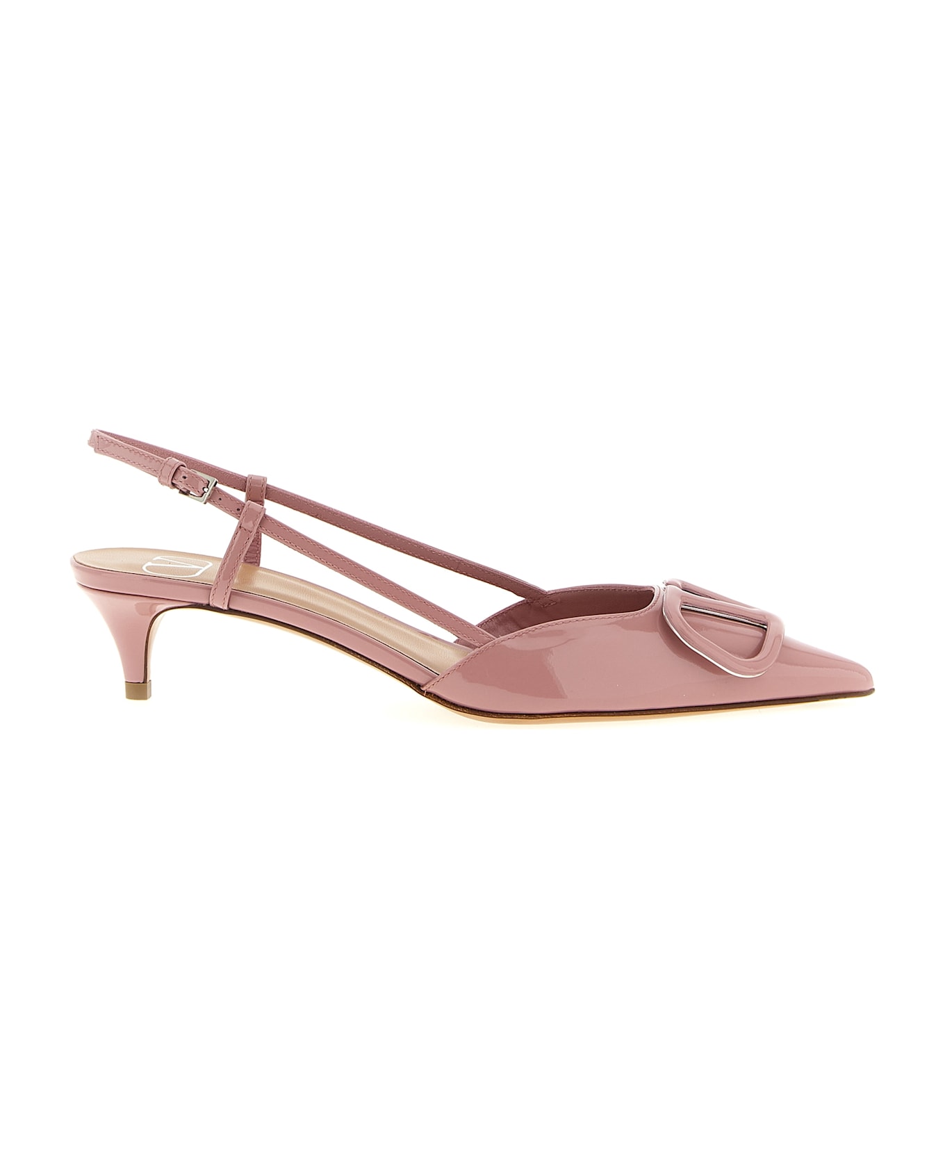 Valentino Garavani Slingback Valentino Garavani Vlogo Signature - Pink