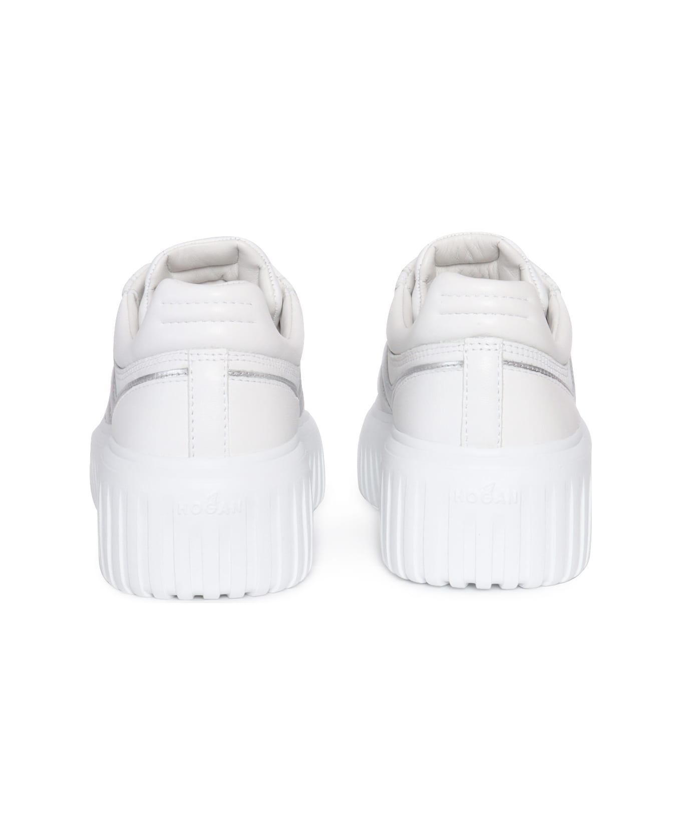 Hogan H-stripes H Sneakers - WHITE