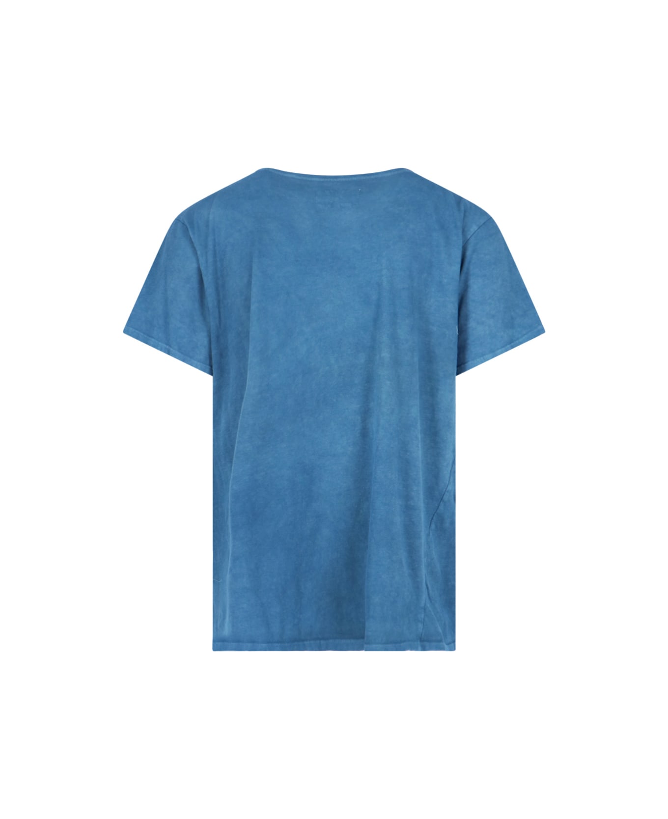 Greg Lauren 'gl' Print T-shirt - Light Blue シャツ