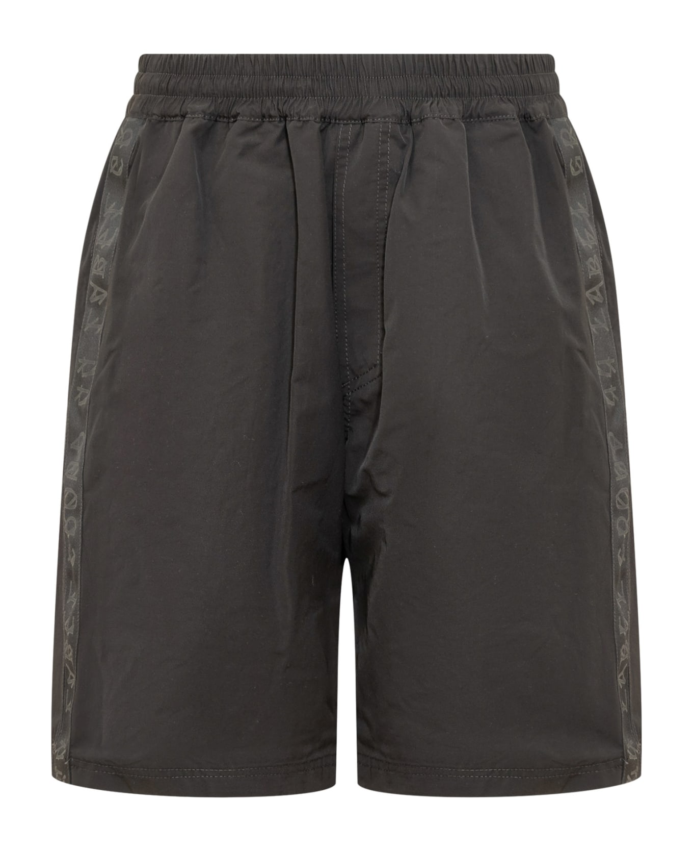 44 Label Group Drawsting Shorts - BLACK