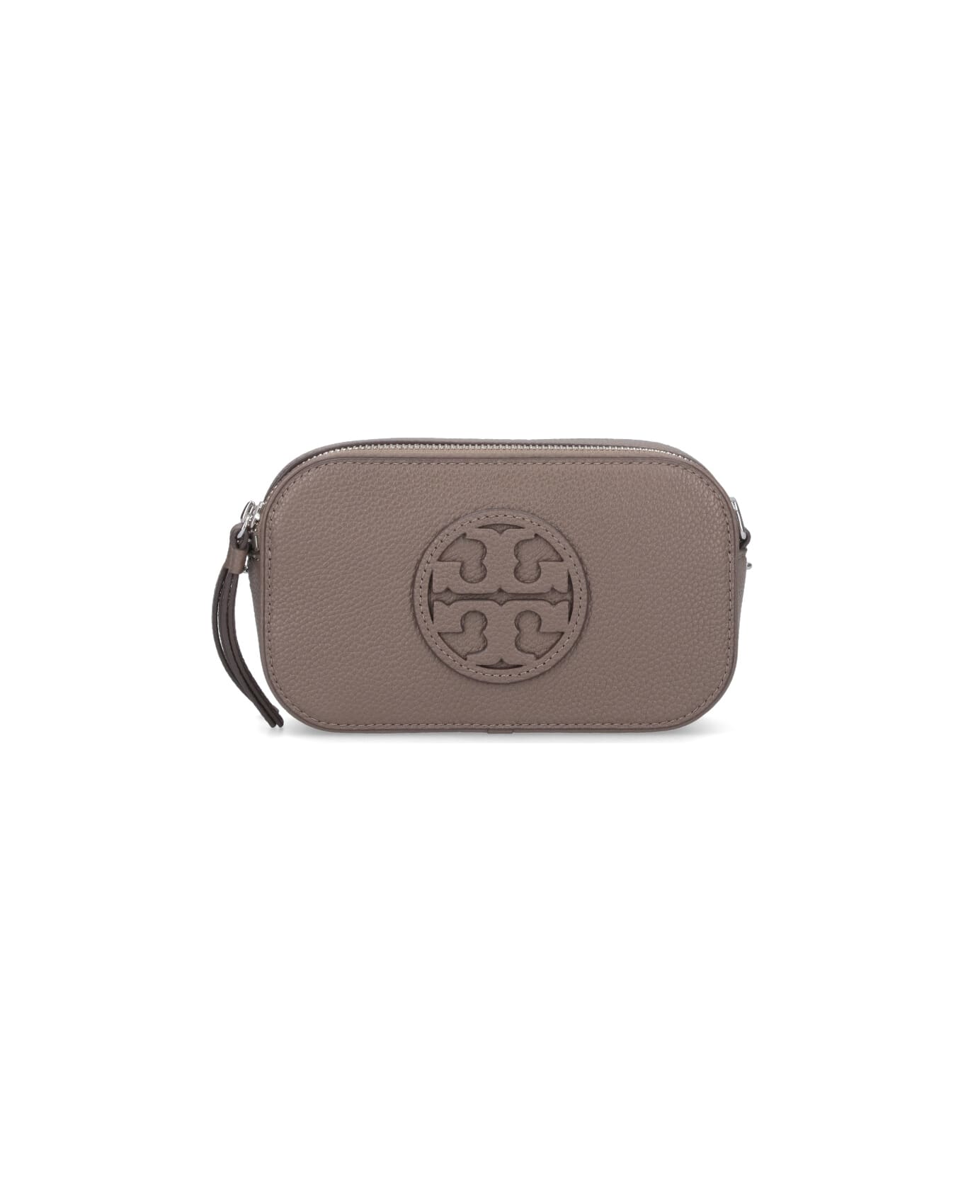 Tory Burch 
miller
 Mini Shoulder Bag In Brown Leather - Brown