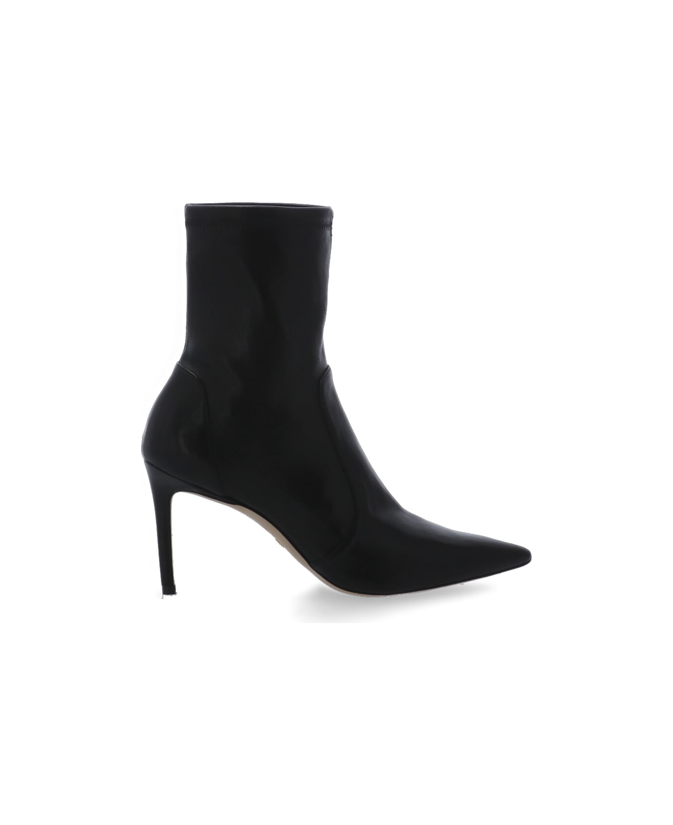 Stuart Weitzman Stuart 75 Stretch Bootie - Black