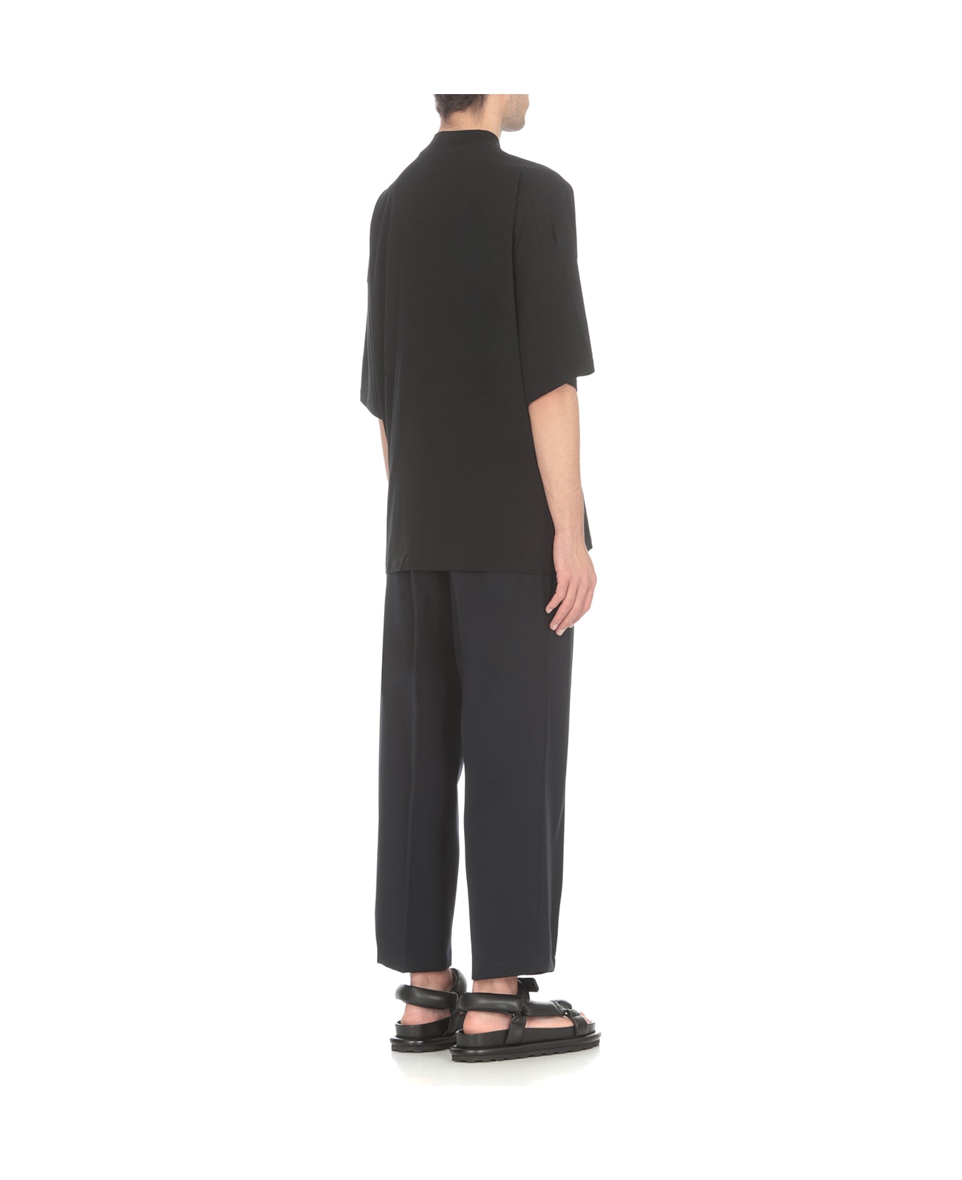 Jil Sander Cotton Oversize T-shirt - Black